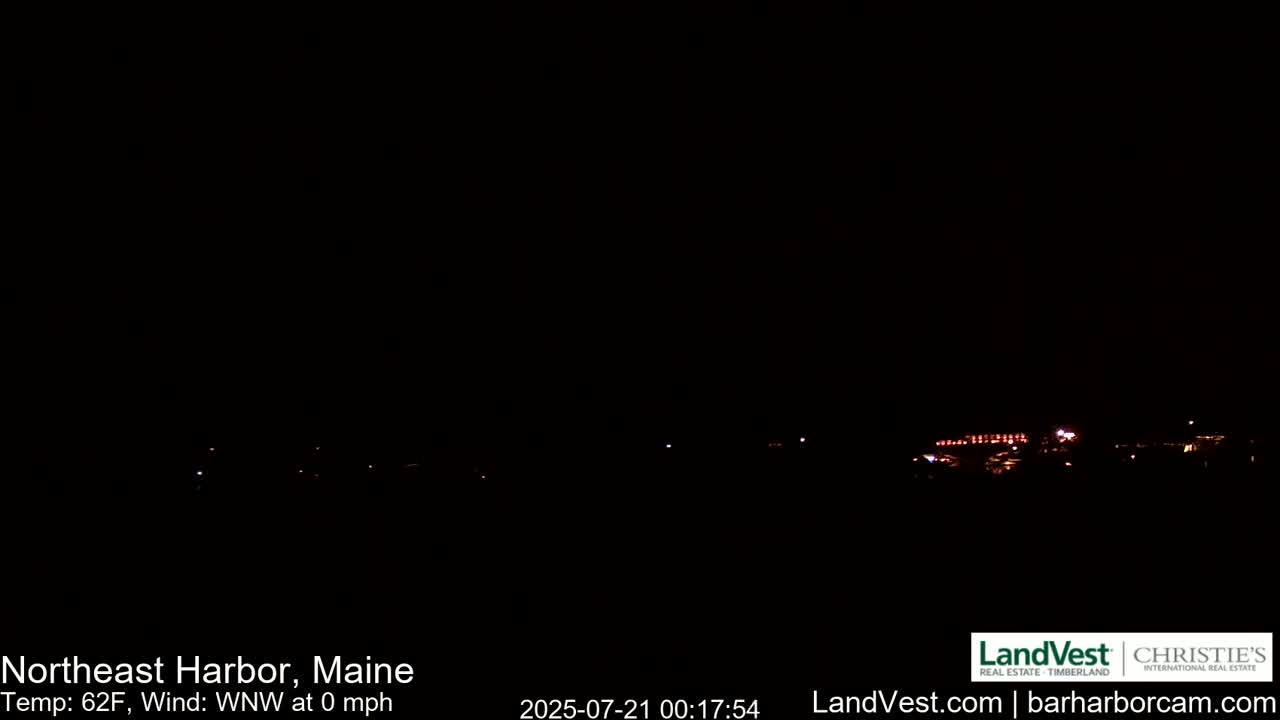 Northeast Harbor, Acadia National Park, Live Cam , Maine 