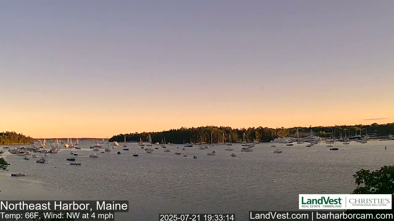Northeast Harbor, Acadia National Park, Live Cam , Maine 