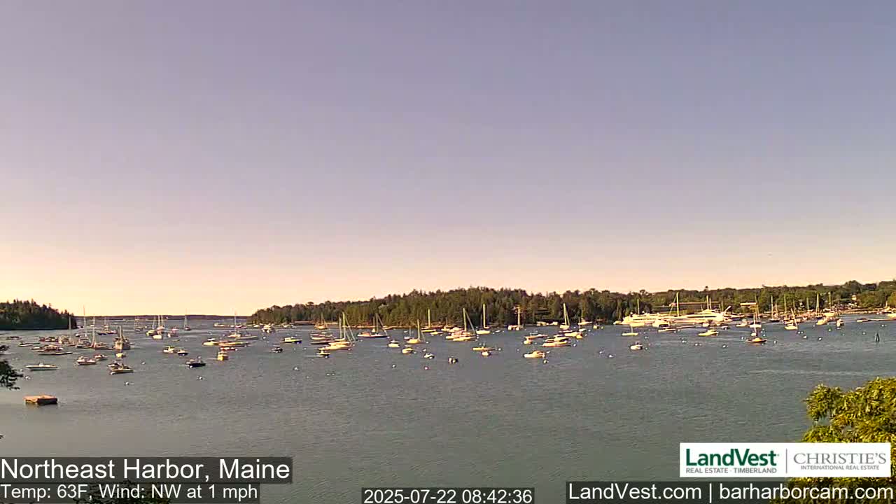 Northeast Harbor, Acadia National Park, Live Cam , Maine 