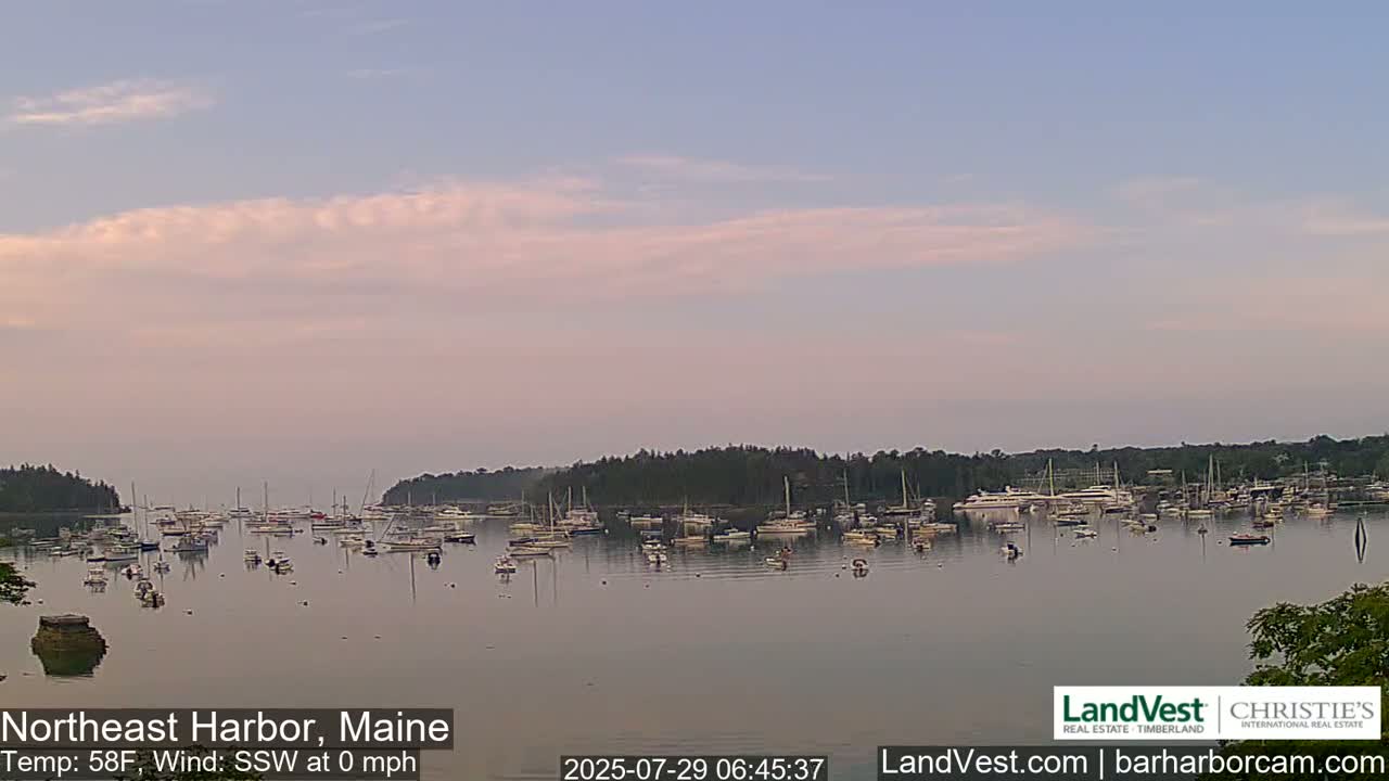 Northeast Harbor, Acadia National Park, Live Cam , Maine 