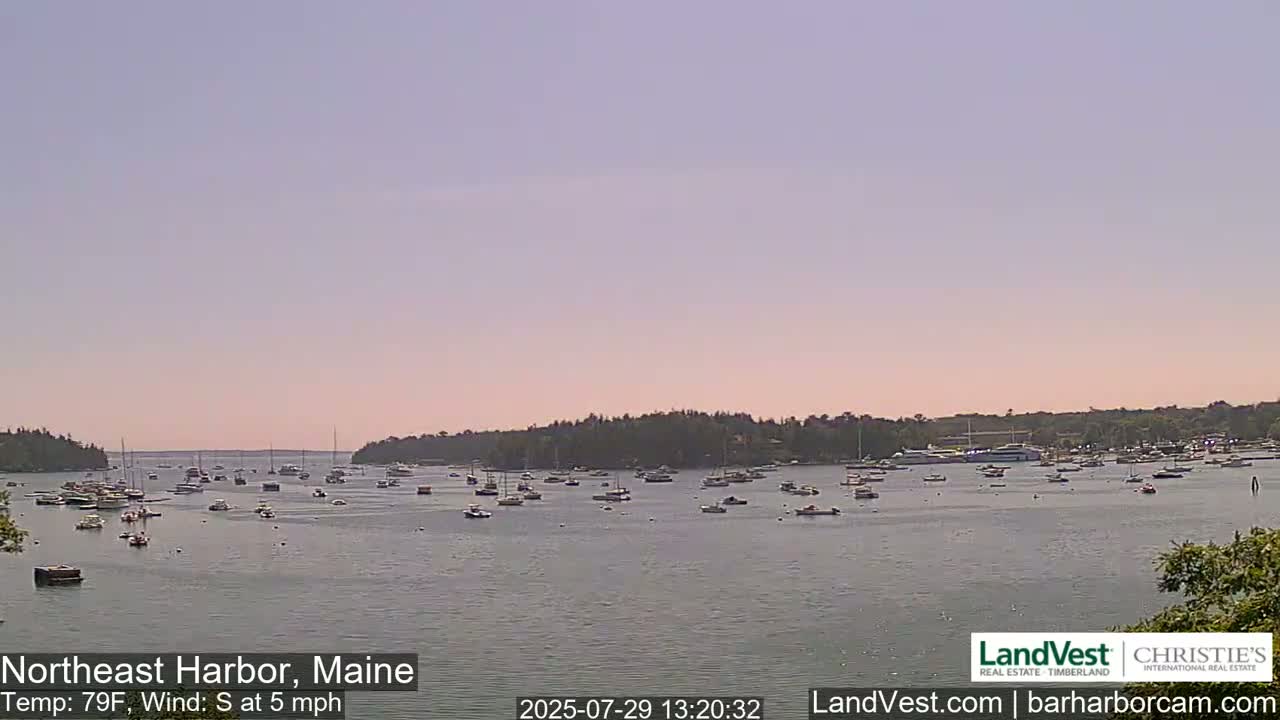 Northeast Harbor, Acadia National Park, Live Cam , Maine 