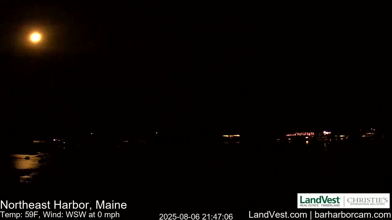 Northeast Harbor, Acadia National Park, Live Cam , Maine 