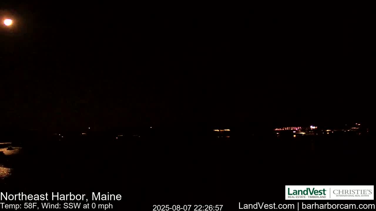 Northeast Harbor, Acadia National Park, Live Cam , Maine 