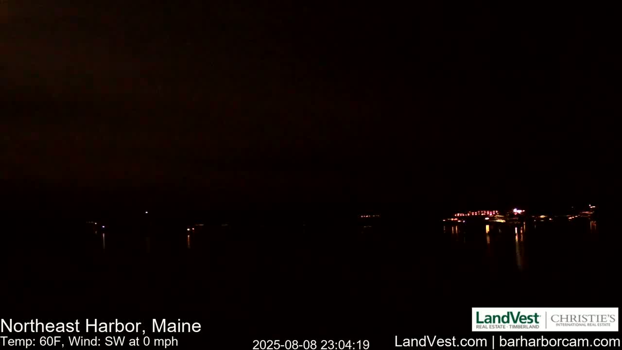 Northeast Harbor, Acadia National Park, Live Cam , Maine 