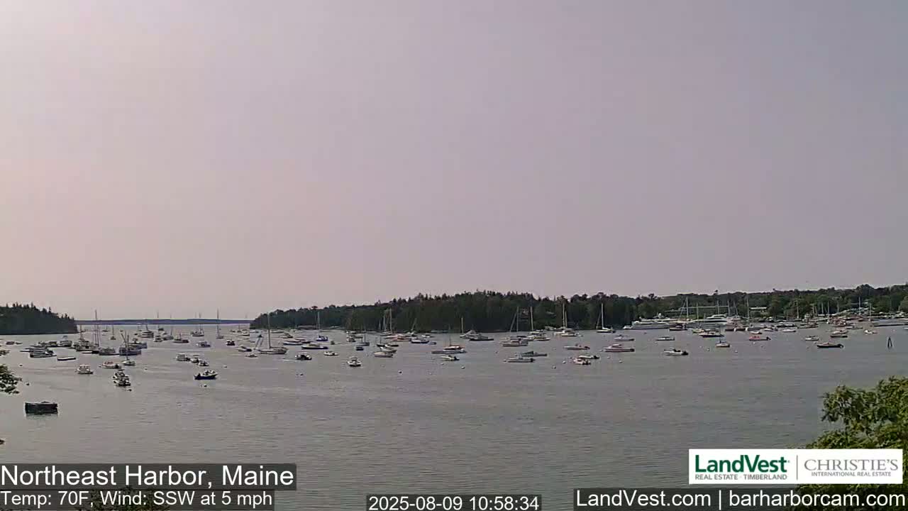 Northeast Harbor, Acadia National Park, Live Cam , Maine 