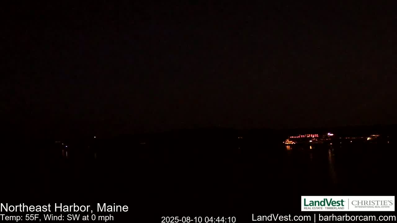 Northeast Harbor, Acadia National Park, Live Cam , Maine 