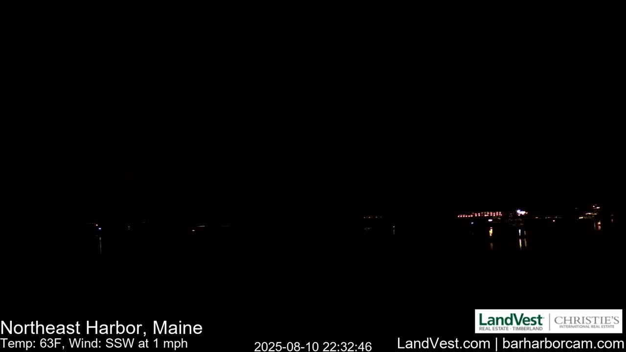 Northeast Harbor, Acadia National Park, Live Cam , Maine 