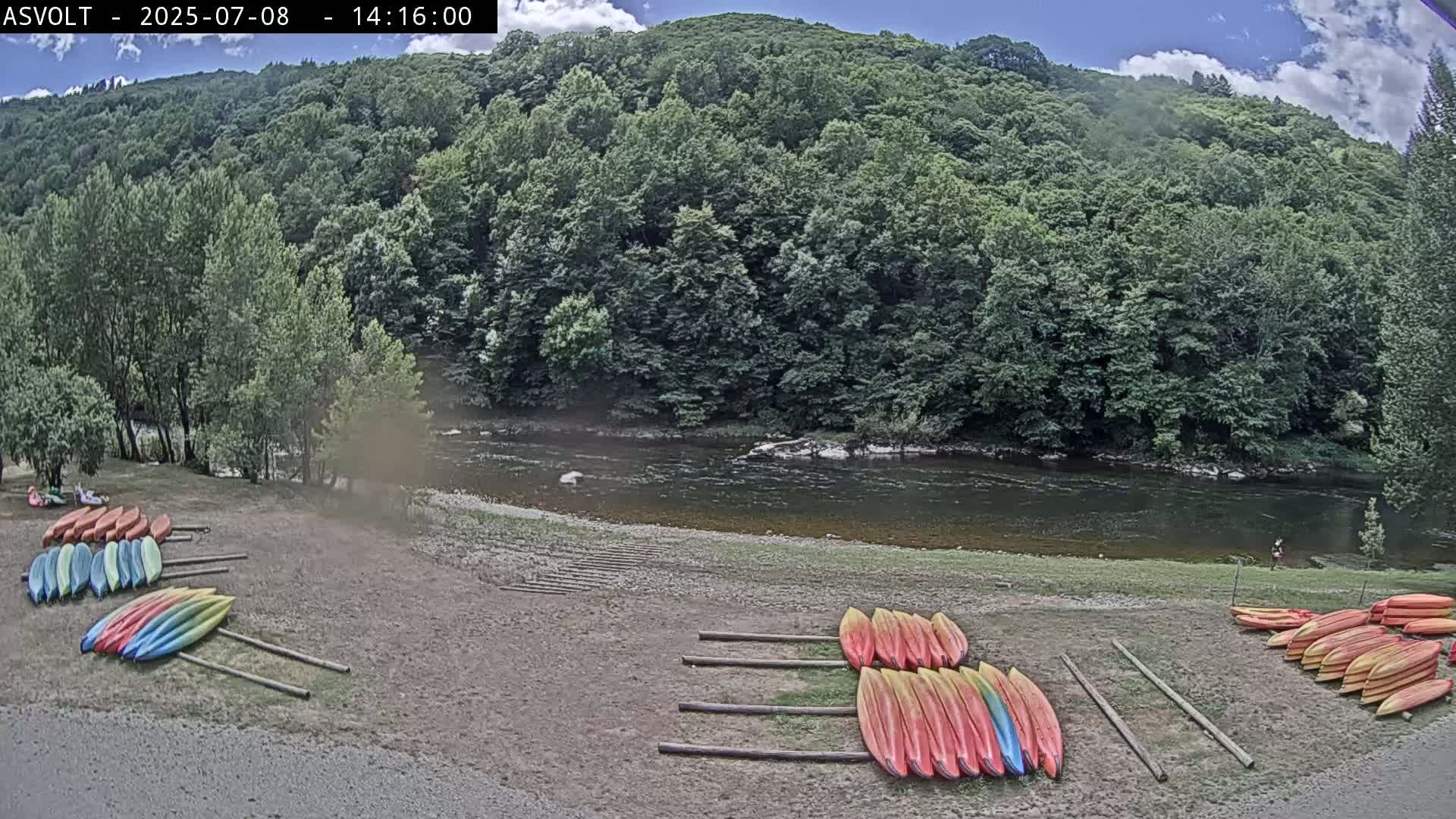 Montarnal Historic Village & Lot Riviere (River) Live Cam - Rodez, Aveyron, Occitanie, France
