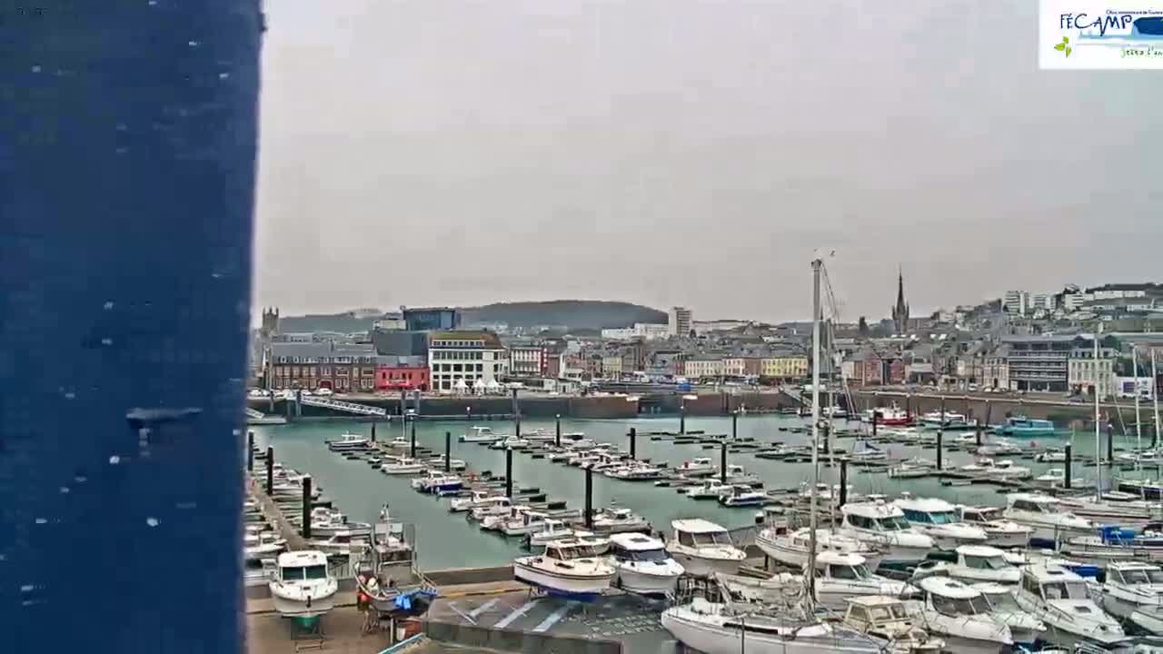 Fecamp City & Port Live Cam - Le Havre, Seine-Maritime, 	Normandie, France