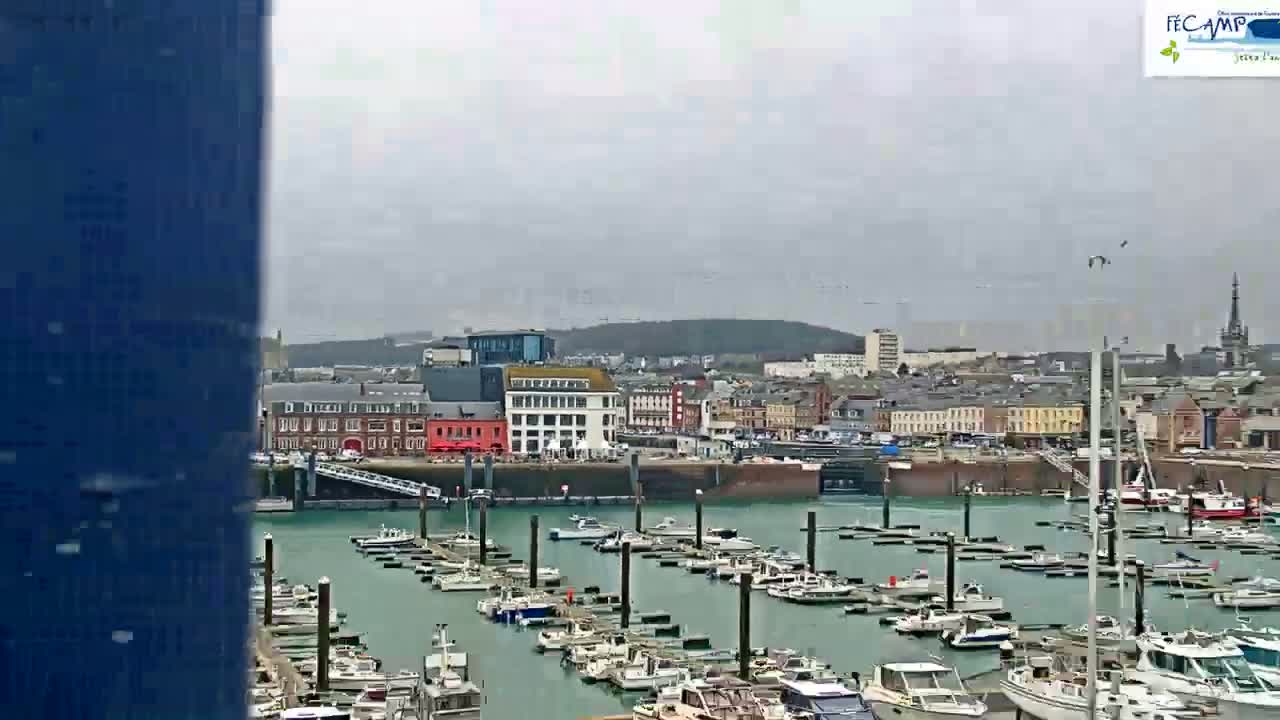 Fecamp City & Port Live Cam - Le Havre, Seine-Maritime, 	Normandie, France
