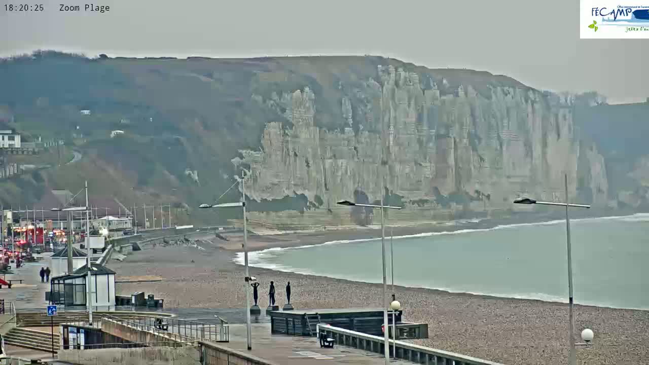 Fecamp City & Port Live Cam - Le Havre, Seine-Maritime, 	Normandie, France
