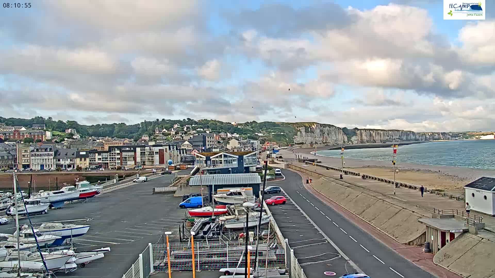 Fecamp City & Port Live Cam - Le Havre, Seine-Maritime, 	Normandie, France