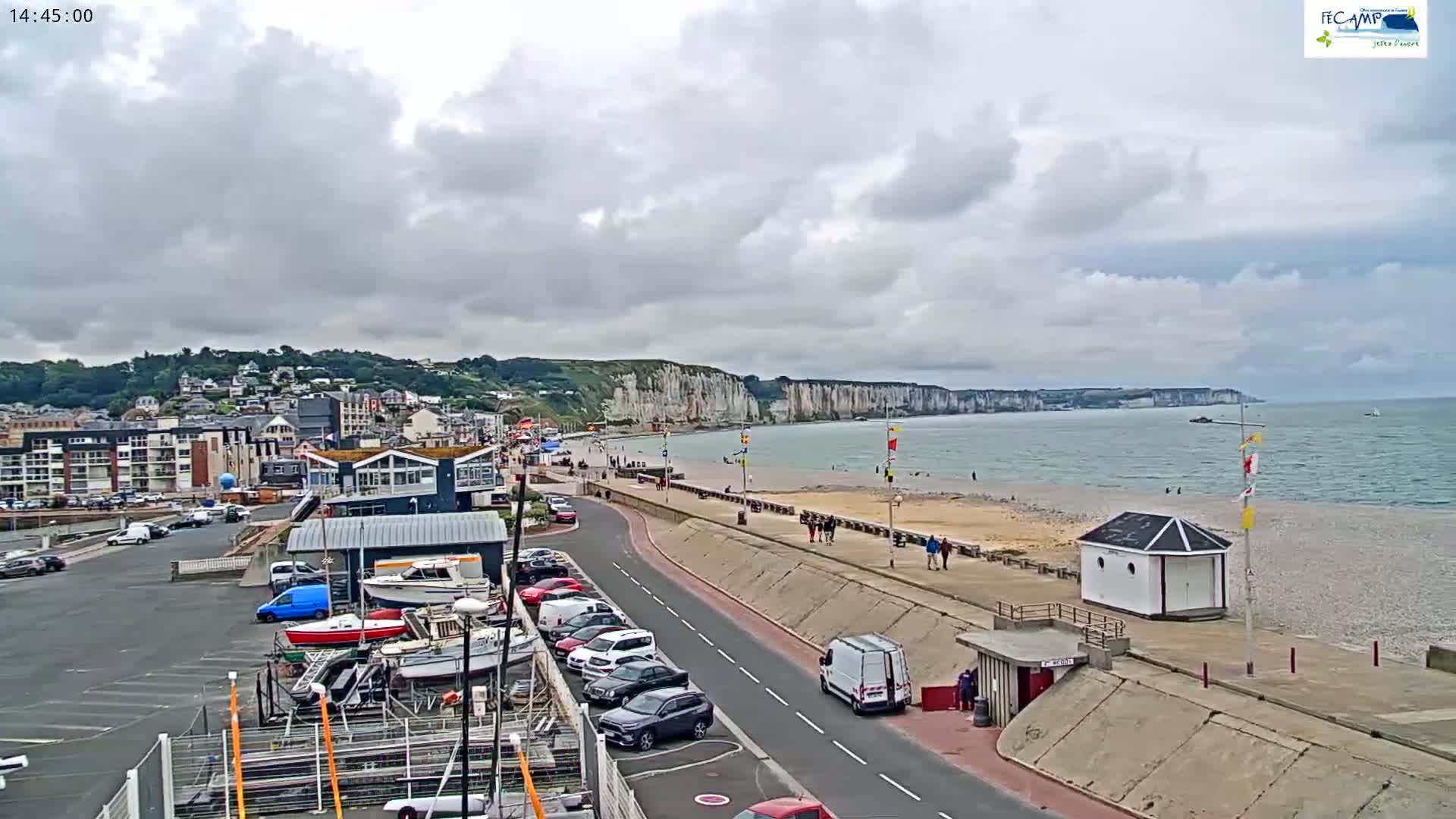 Fecamp City & Port Live Cam - Le Havre, Seine-Maritime, 	Normandie, France