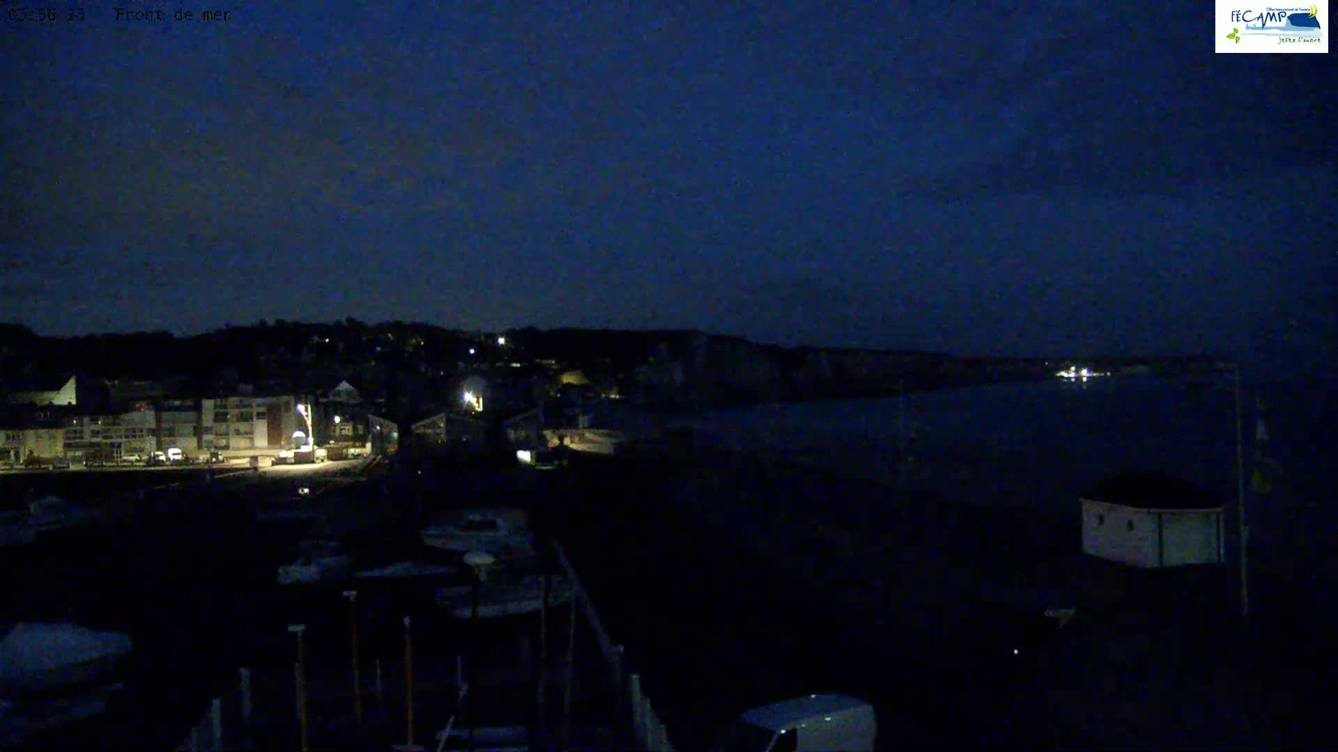 Fecamp City & Port Live Cam - Le Havre, Seine-Maritime, 	Normandie, France