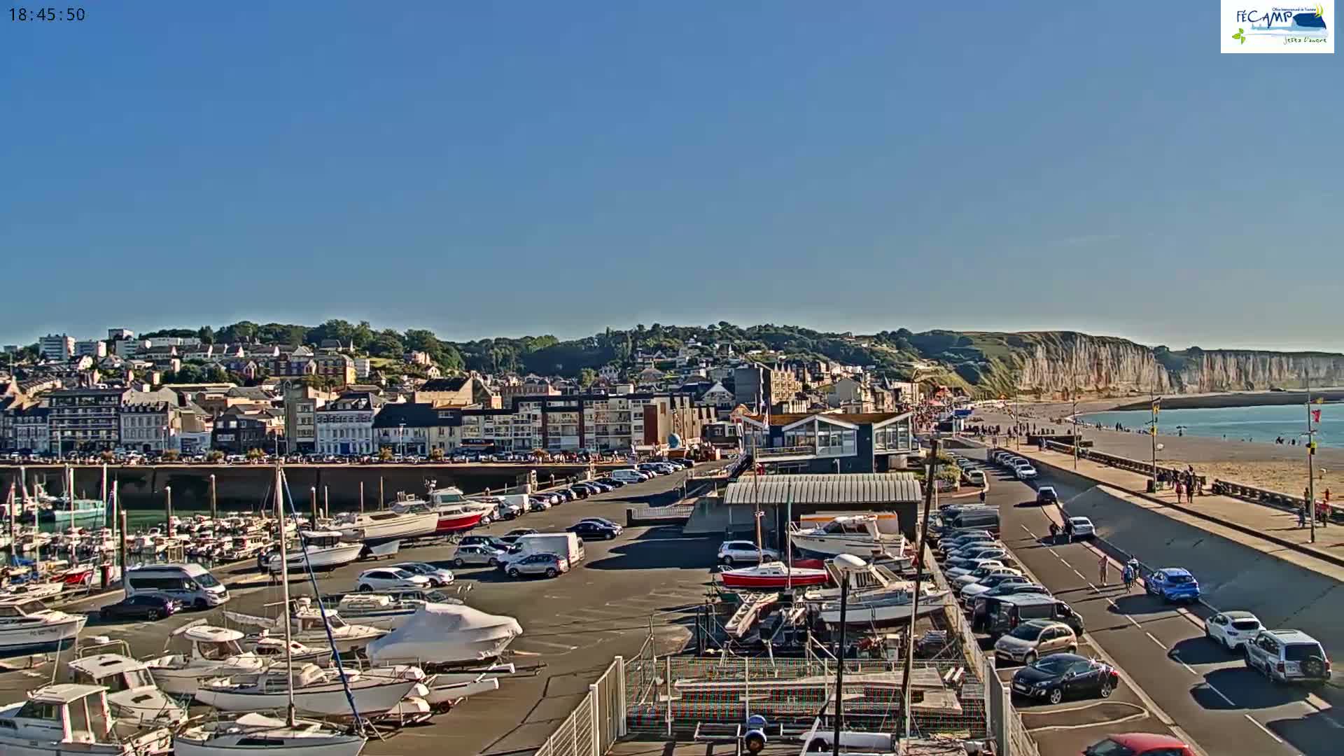 Fecamp City & Port Live Cam - Le Havre, Seine-Maritime, 	Normandie, France