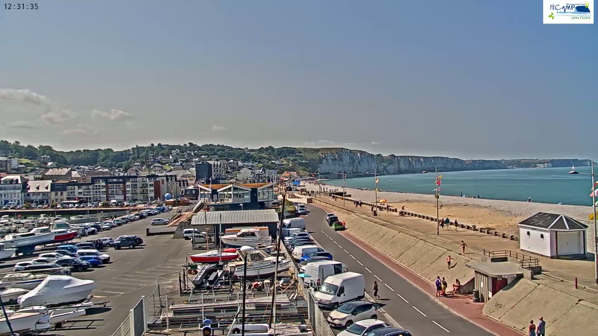 Fecamp City & Port Live Cam - Le Havre, Seine-Maritime, 	Normandie, France