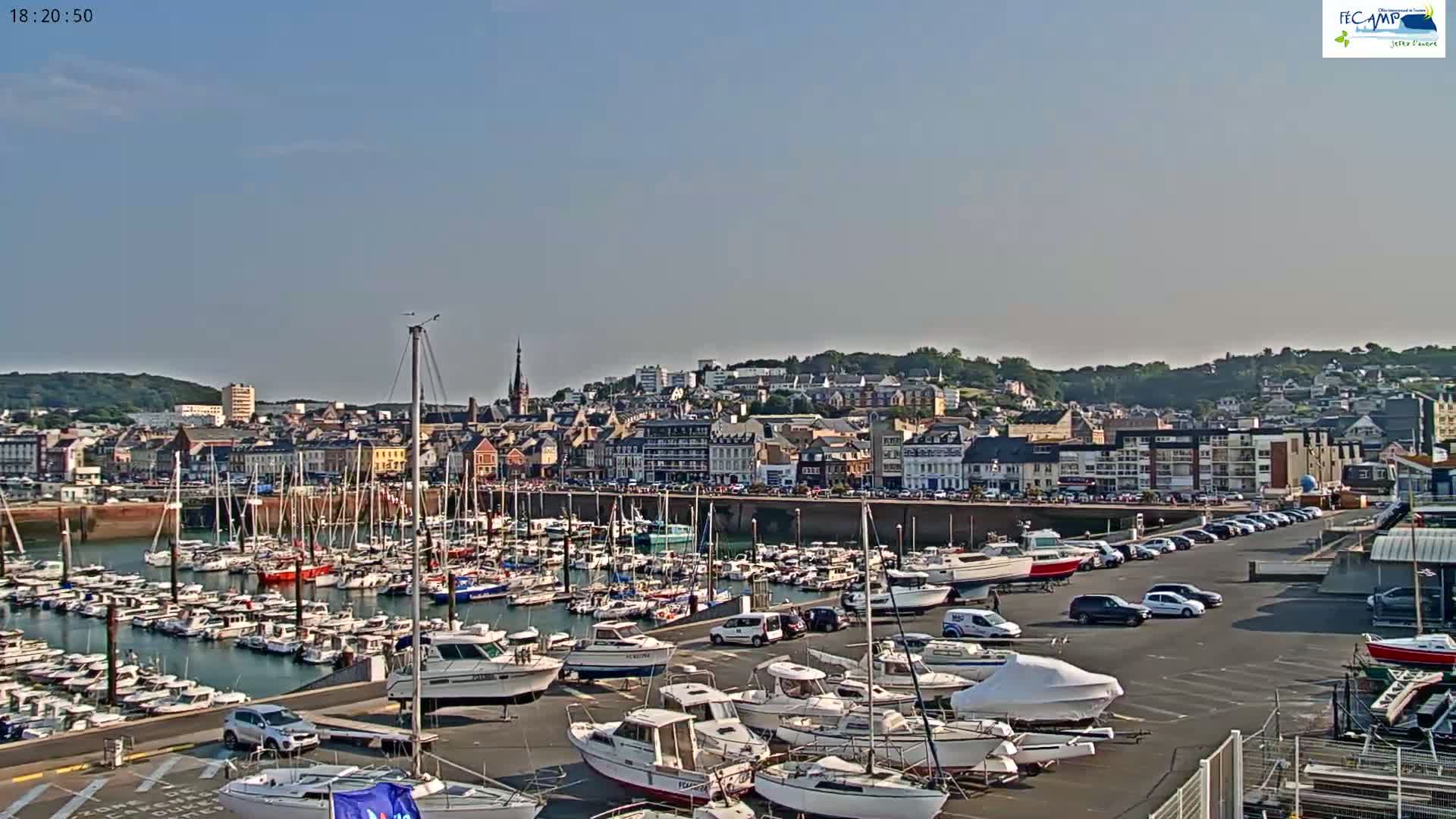 Fecamp City & Port Live Cam - Le Havre, Seine-Maritime, 	Normandie, France
