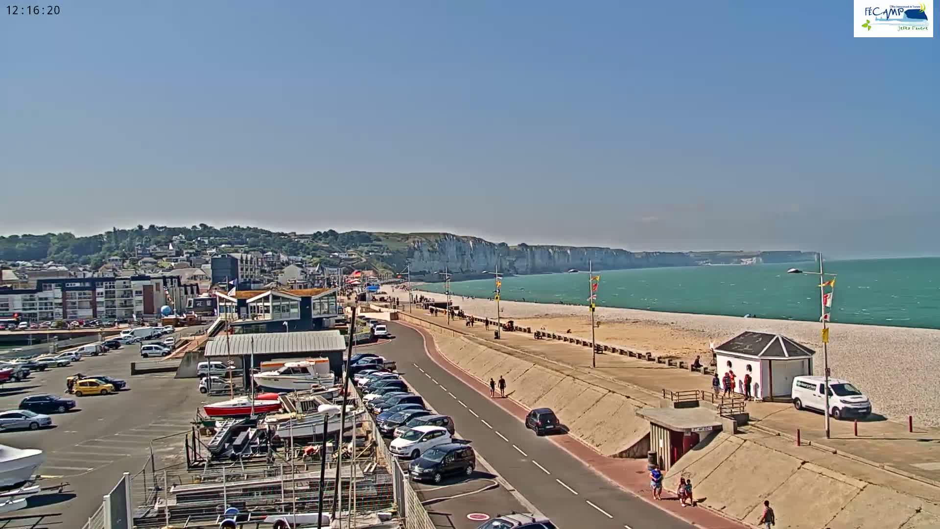 Fecamp City & Port Live Cam - Le Havre, Seine-Maritime, 	Normandie, France