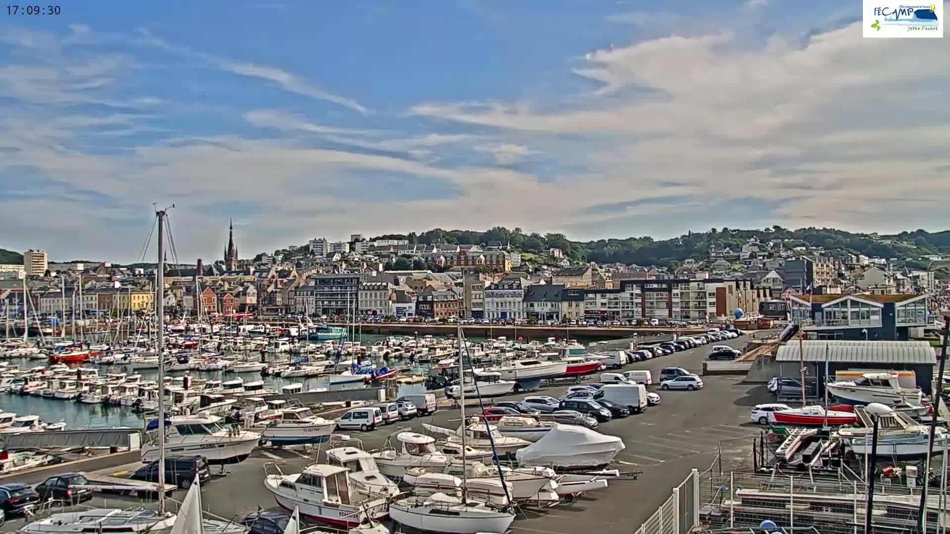 Fecamp City & Port Live Cam - Le Havre, Seine-Maritime, 	Normandie, France