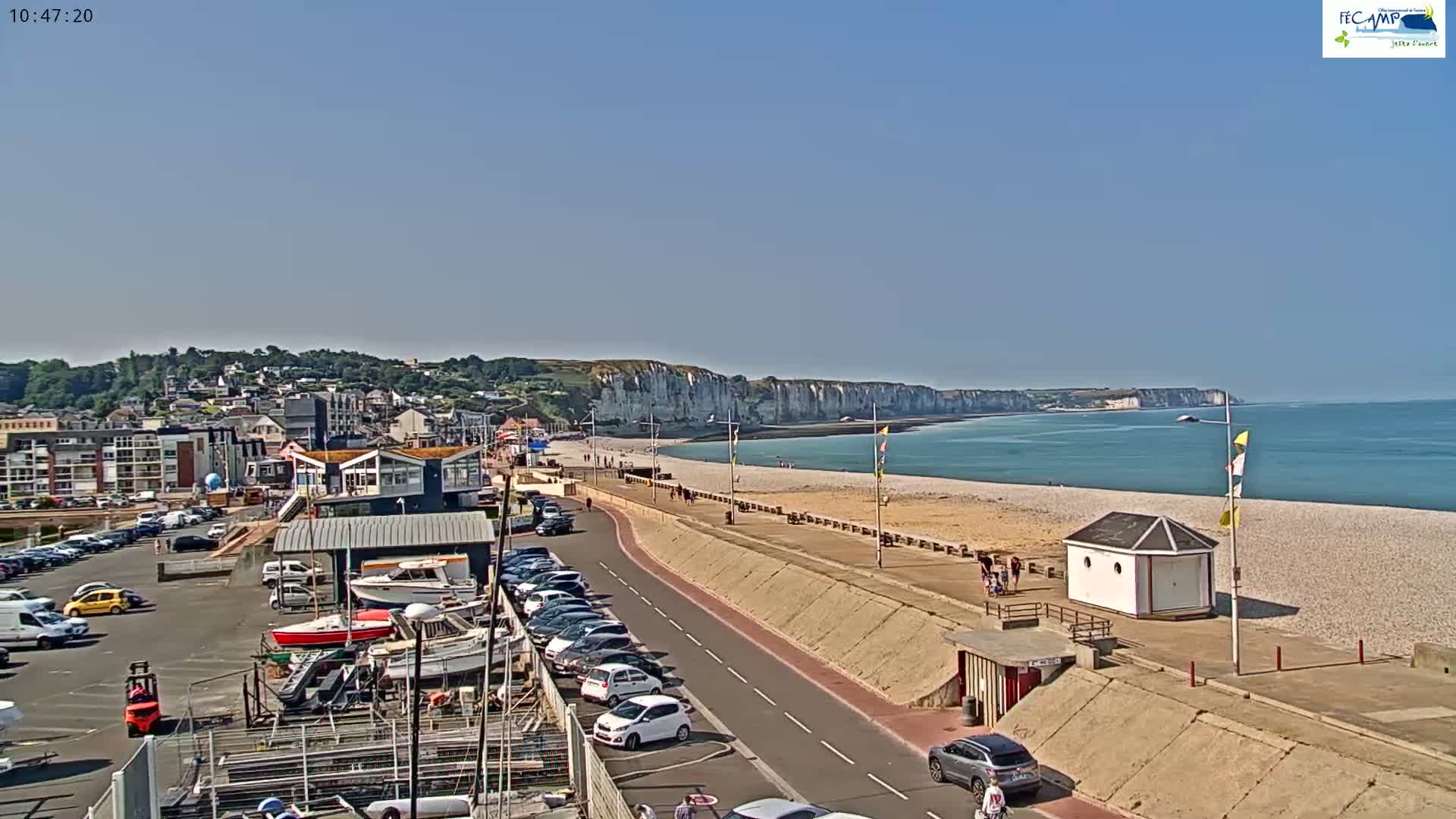 Fecamp City & Port Live Cam - Le Havre, Seine-Maritime, 	Normandie, France