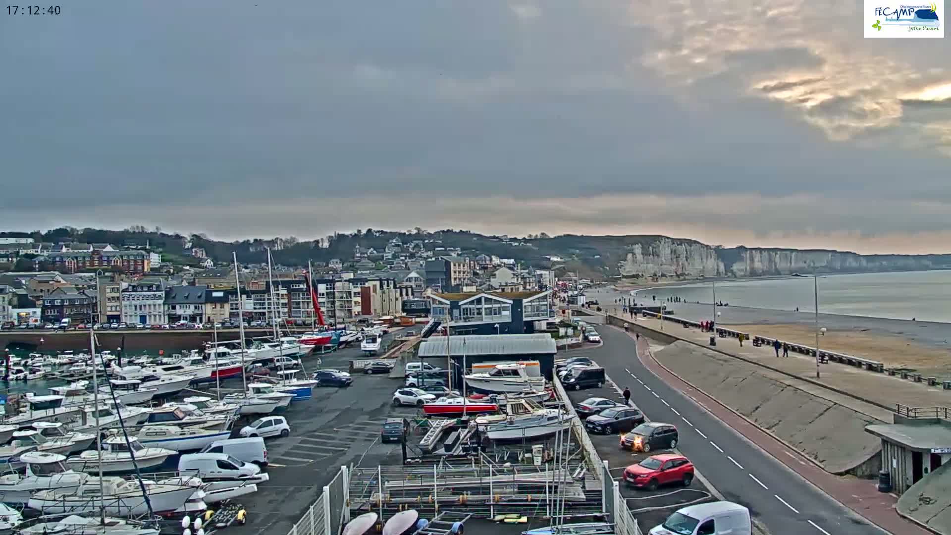 Fecamp City & Port Live Cam - Le Havre, Seine-Maritime, Normandie, France