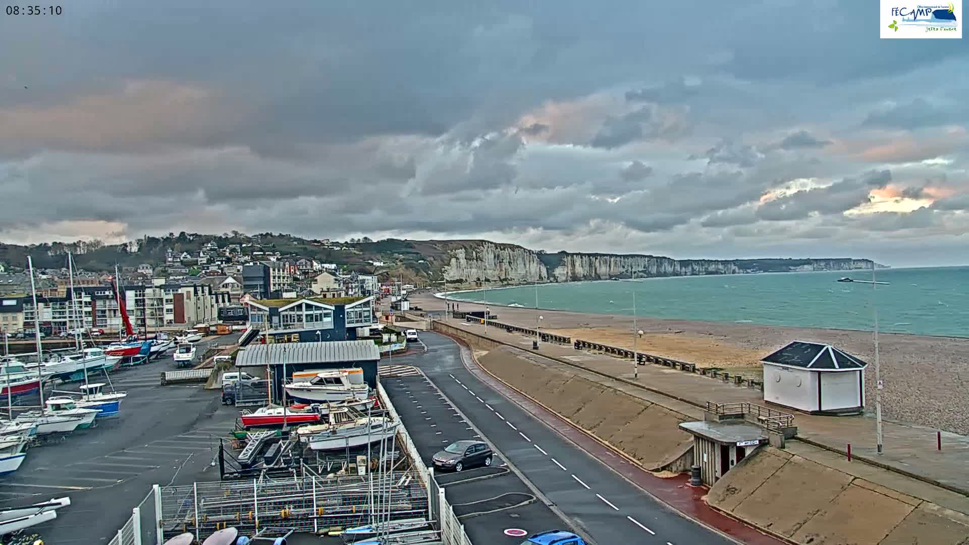 Fecamp City & Port Live Cam - Le Havre, Seine-Maritime, Normandie, France