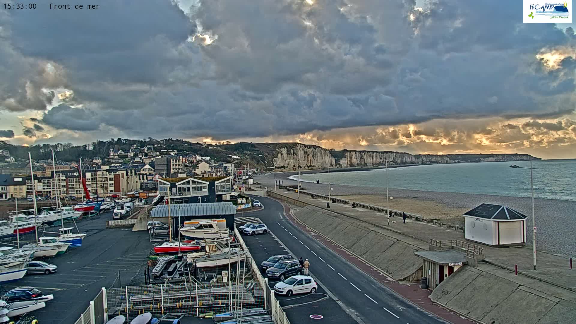 Fecamp City & Port Live Cam - Le Havre, Seine-Maritime, Normandie, France