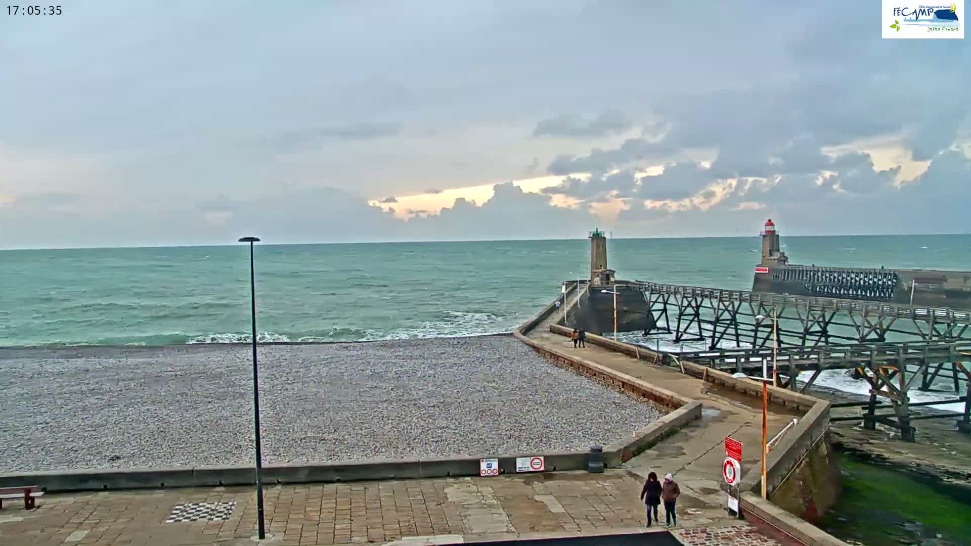 Fecamp City & Port Live Cam - Le Havre, Seine-Maritime, Normandie, France