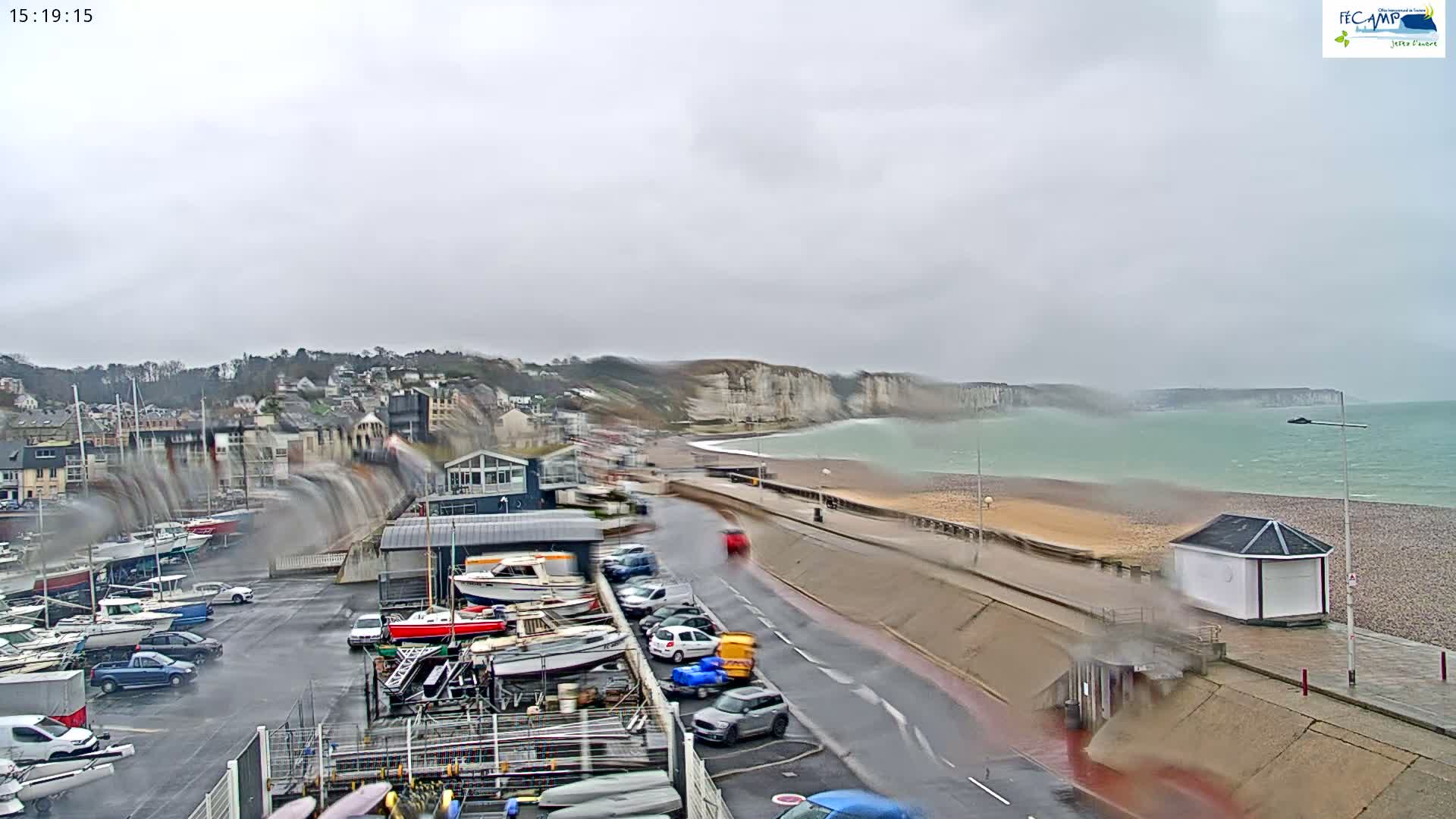 Fecamp City & Port Live Cam - Le Havre, Seine-Maritime, Normandie, France