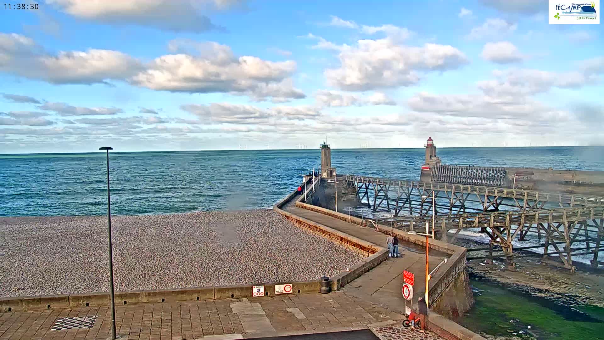 Fecamp City & Port Live Cam - Le Havre, Seine-Maritime, Normandie, France