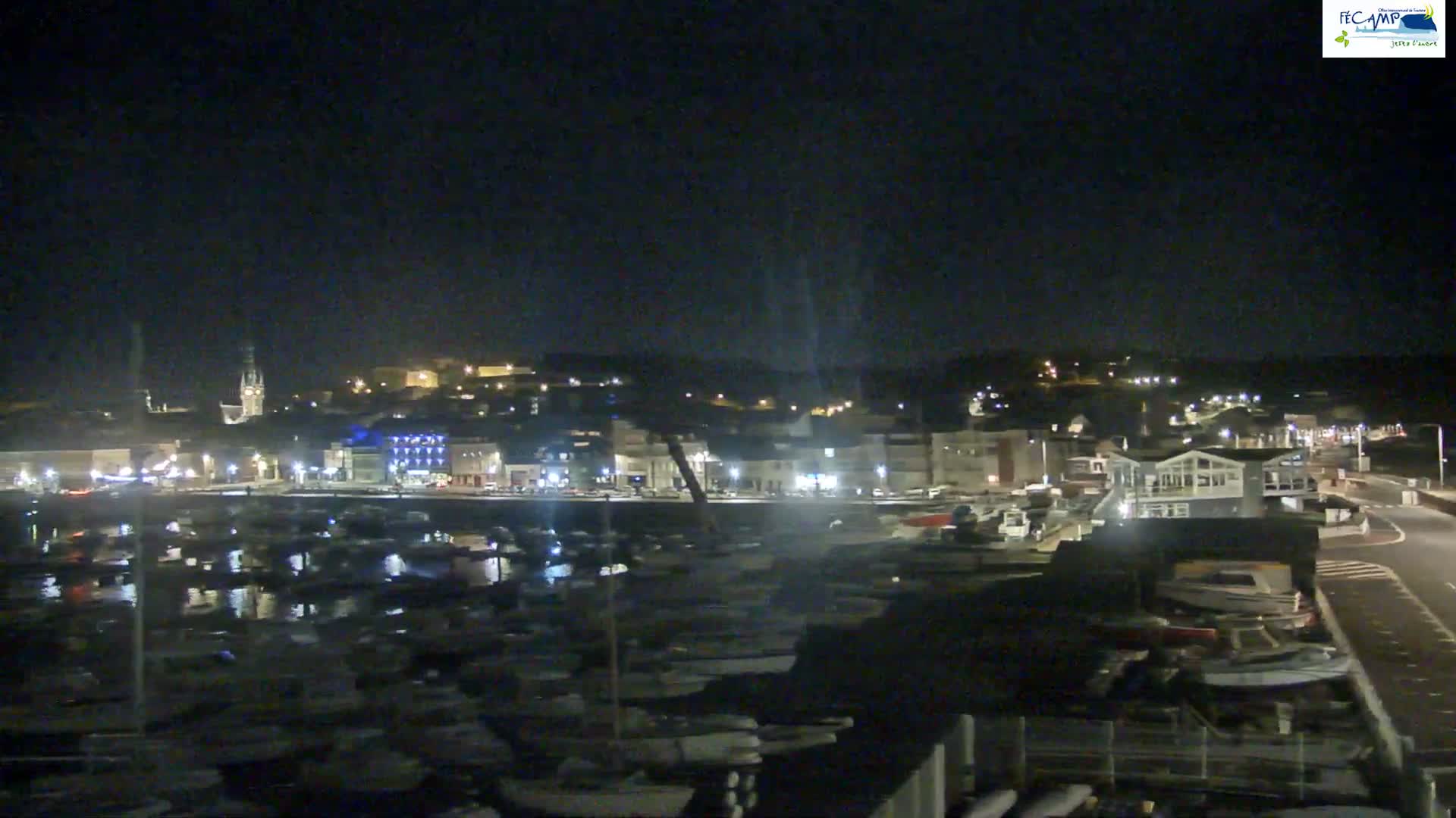Fecamp City & Port Live Cam - Le Havre, Seine-Maritime, Normandie, France