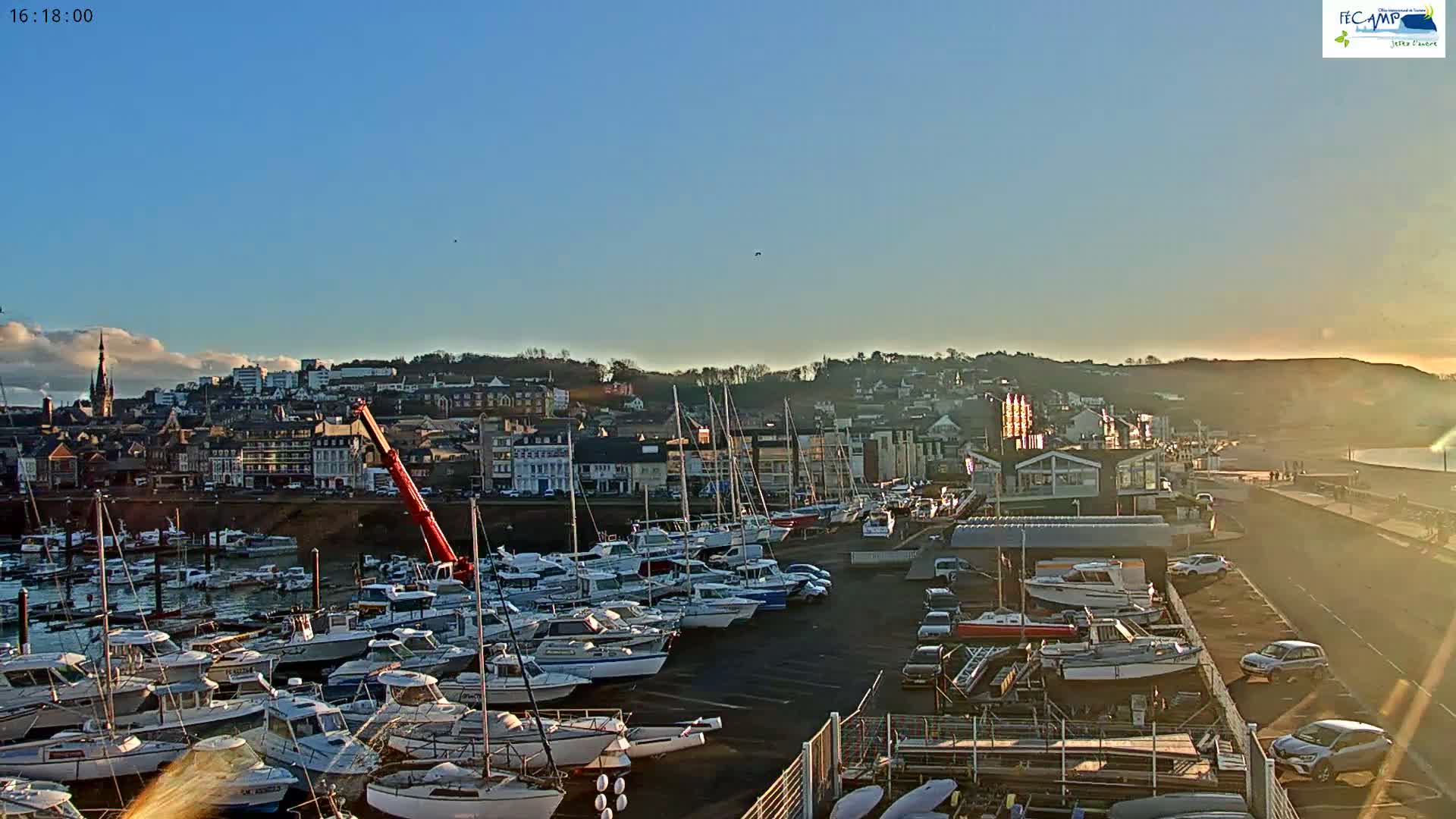 Fecamp City & Port Live Cam - Le Havre, Seine-Maritime, Normandie, France