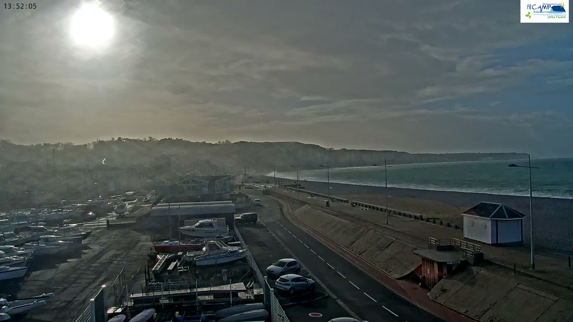 Fecamp City & Port Live Cam - Le Havre, Seine-Maritime, Normandie, France