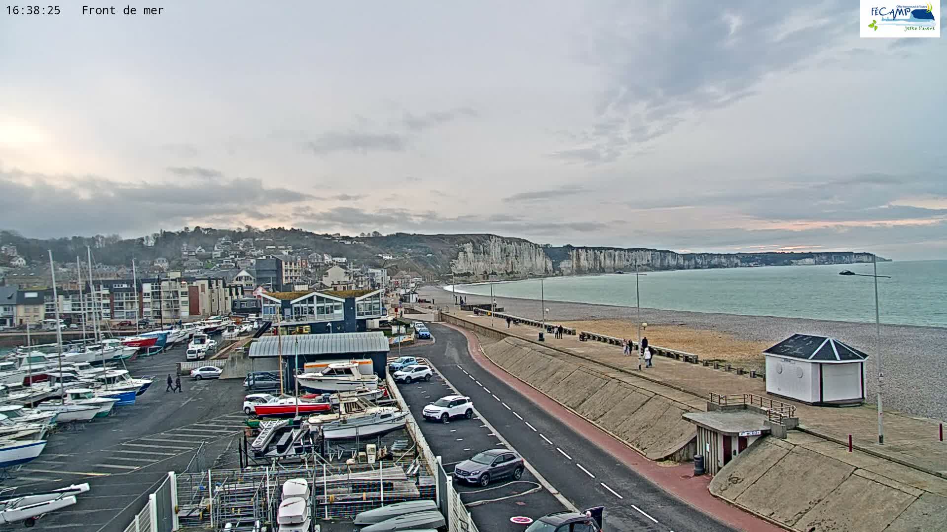 Fecamp City & Port Live Cam - Le Havre, Seine-Maritime, Normandie, France