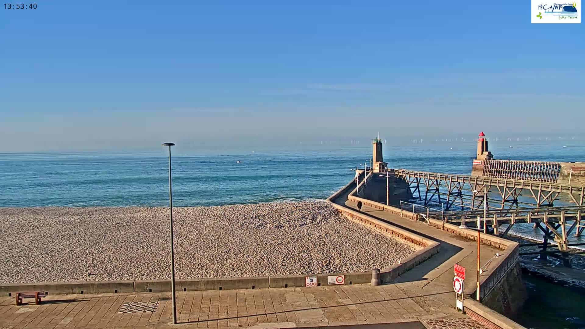 Fecamp City & Port Live Cam - Le Havre, Seine-Maritime, Normandie, France