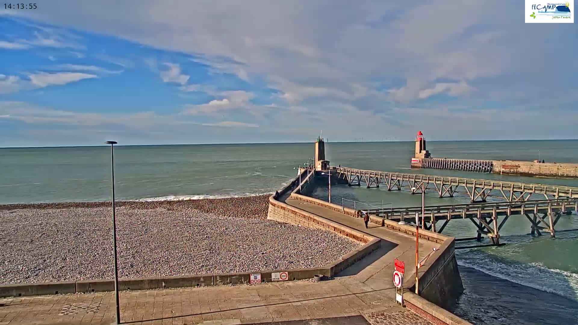 Fecamp City & Port Live Cam - Le Havre, Seine-Maritime, Normandie, France