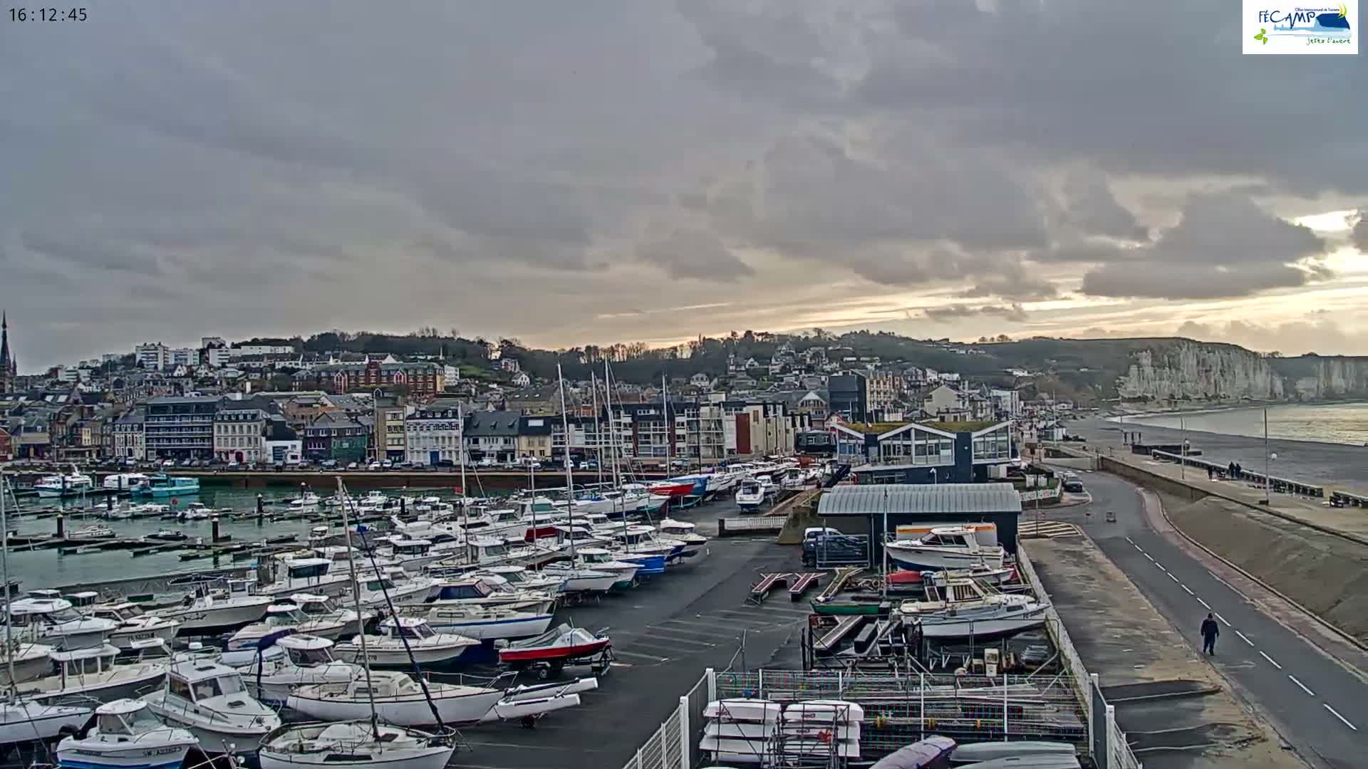 Fecamp City & Port Live Cam - Le Havre, Seine-Maritime, Normandie, France
