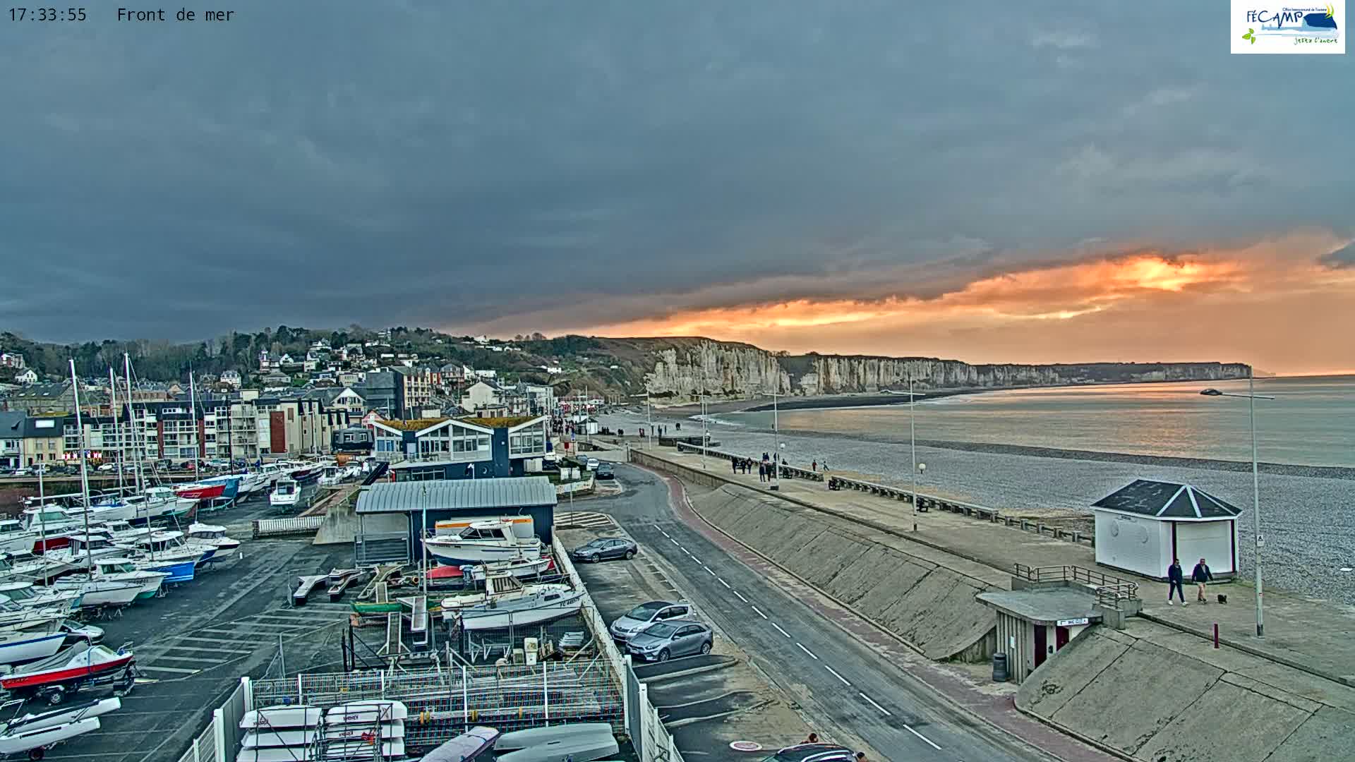 Fecamp City & Port Live Cam - Le Havre, Seine-Maritime, Normandie, France