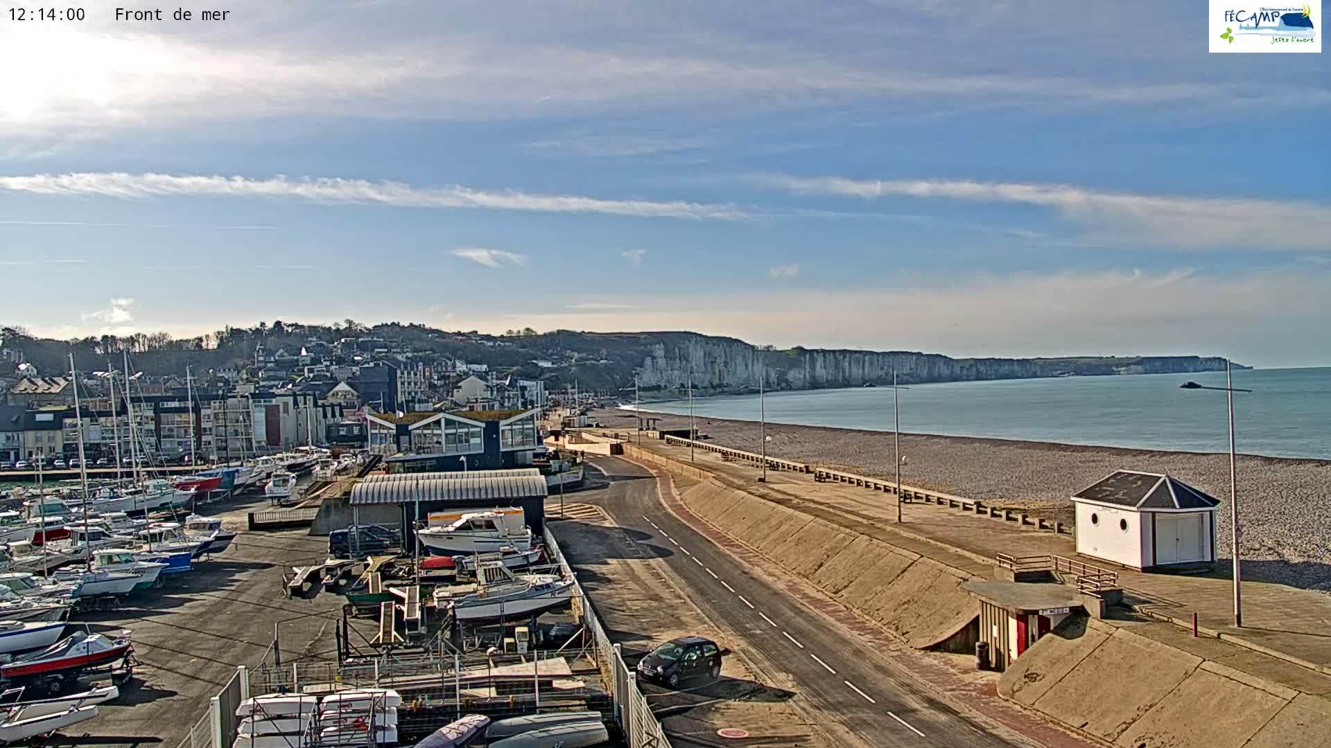 Fecamp City & Port Live Cam - Le Havre, Seine-Maritime, Normandie, France
