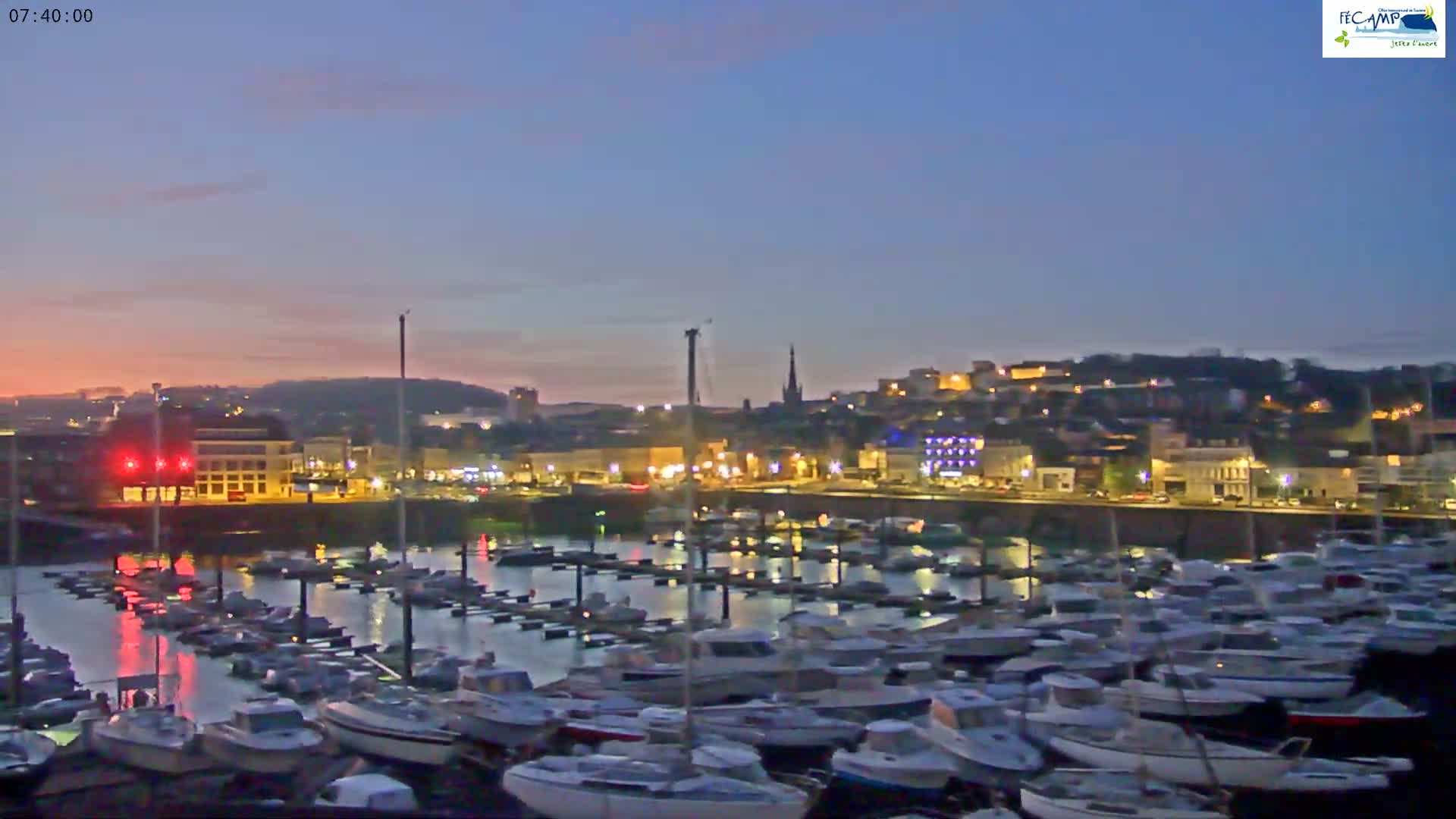Fecamp City & Port Live Cam - Le Havre, Seine-Maritime, Normandie, France