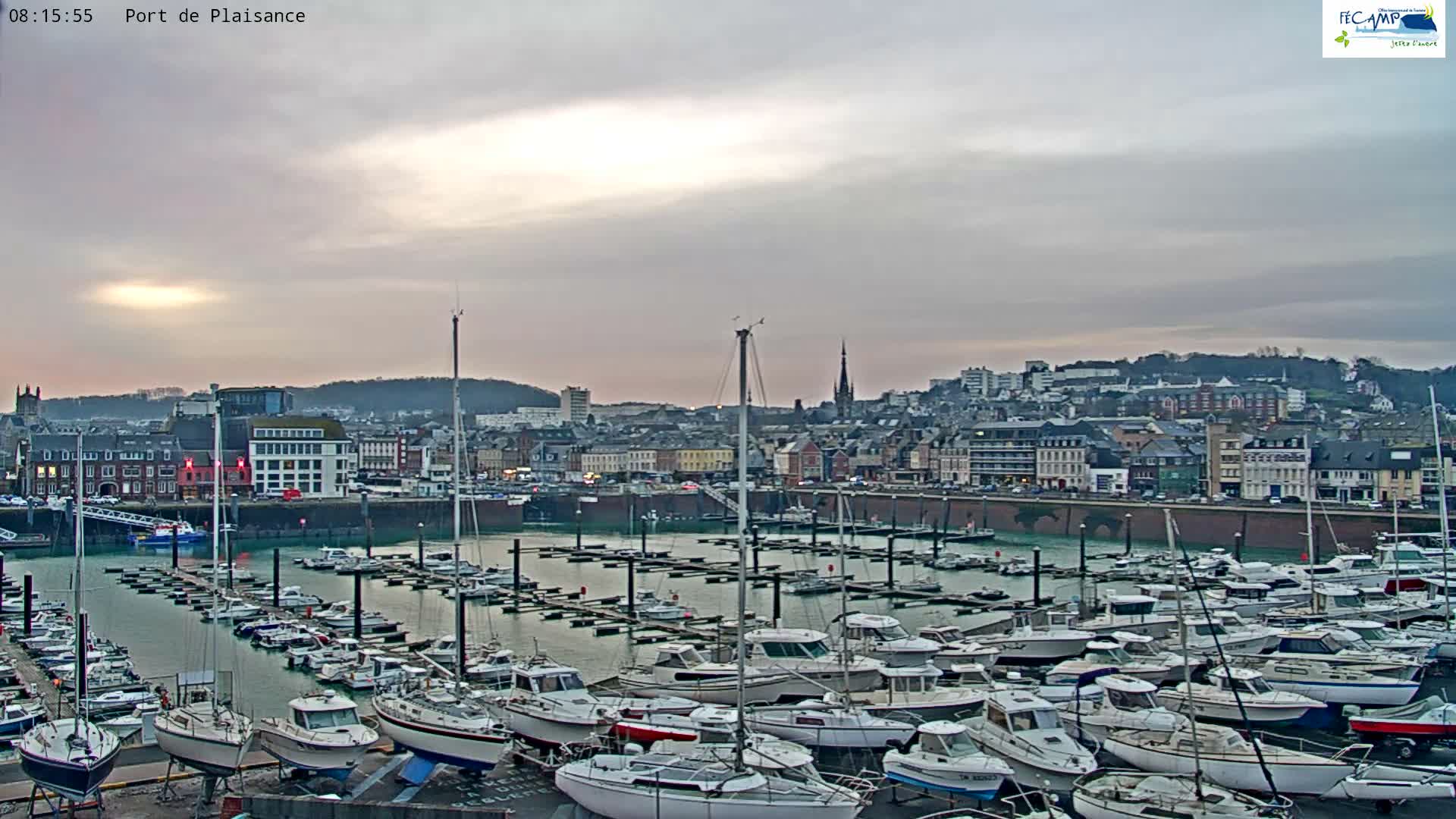 Fecamp City & Port Live Cam - Le Havre, Seine-Maritime, Normandie, France