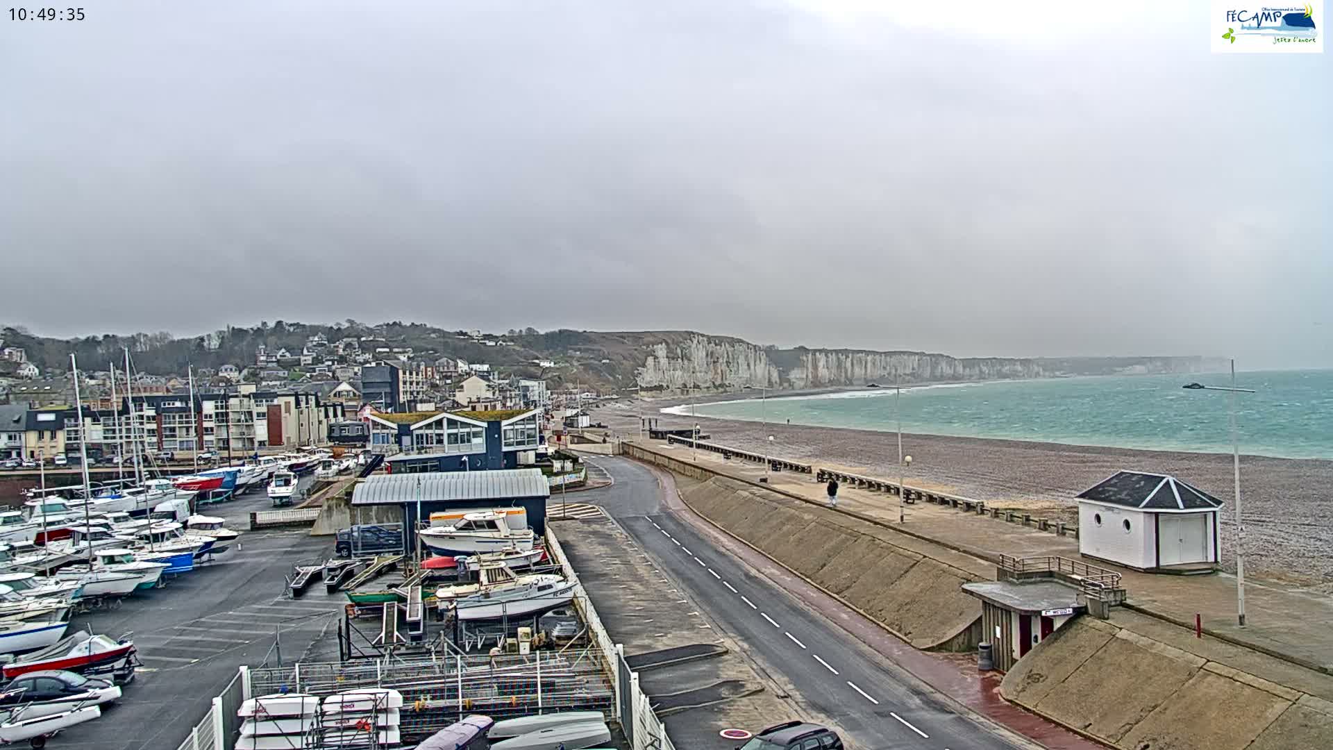 Fecamp City & Port Live Cam - Le Havre, Seine-Maritime, Normandie, France