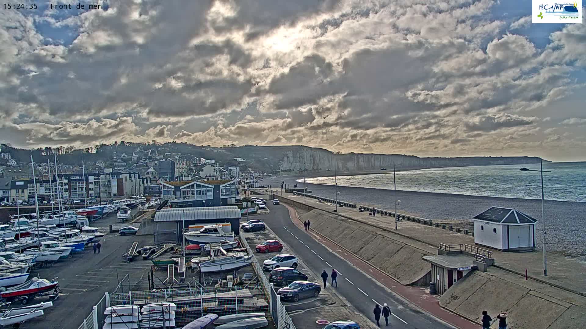 Fecamp City & Port Live Cam - Le Havre, Seine-Maritime, Normandie, France