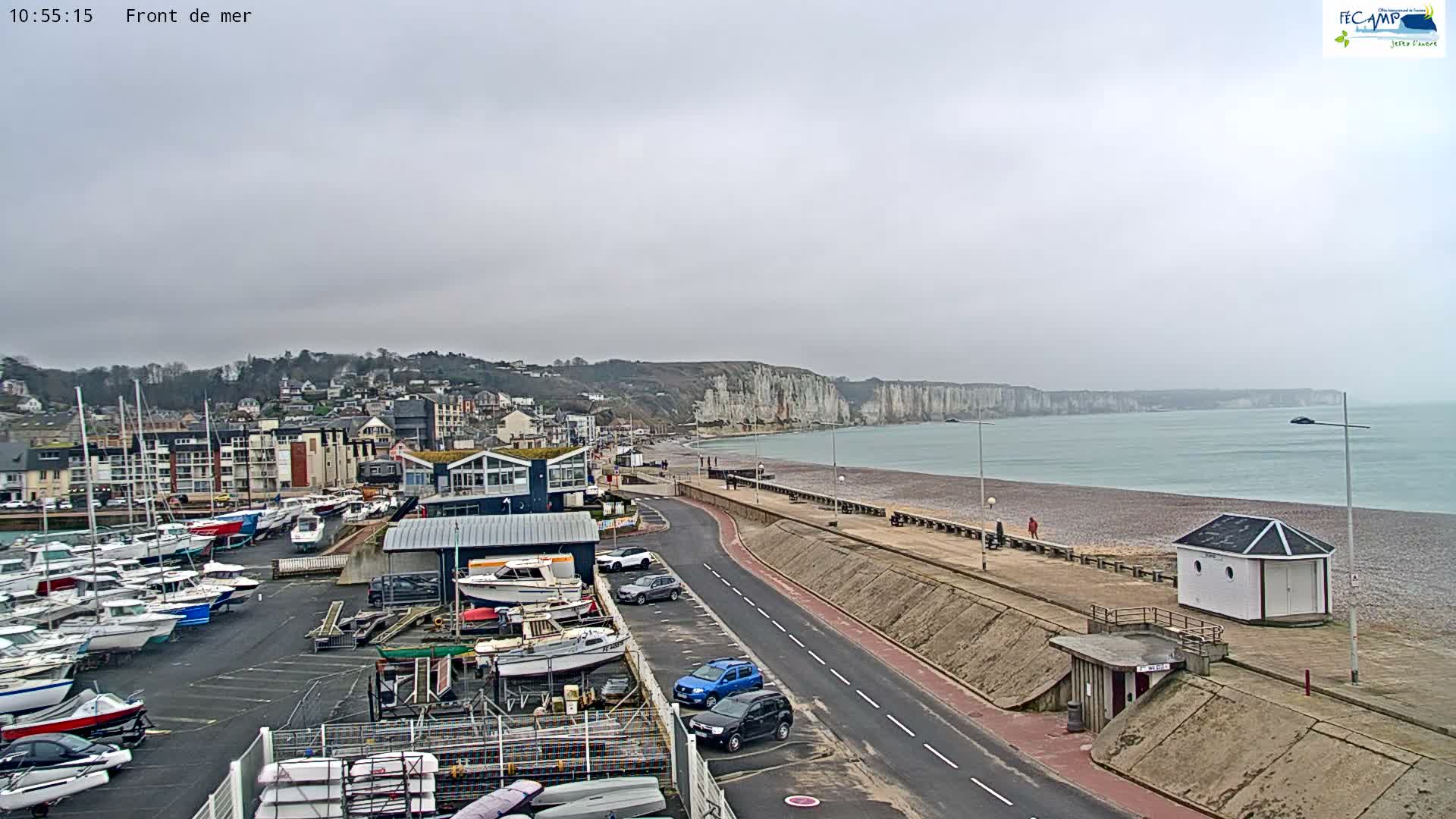 Fecamp City & Port Live Cam - Le Havre, Seine-Maritime, Normandie, France