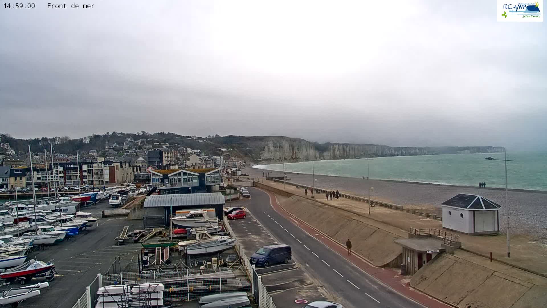 Fecamp City & Port Live Cam - Le Havre, Seine-Maritime, Normandie, France