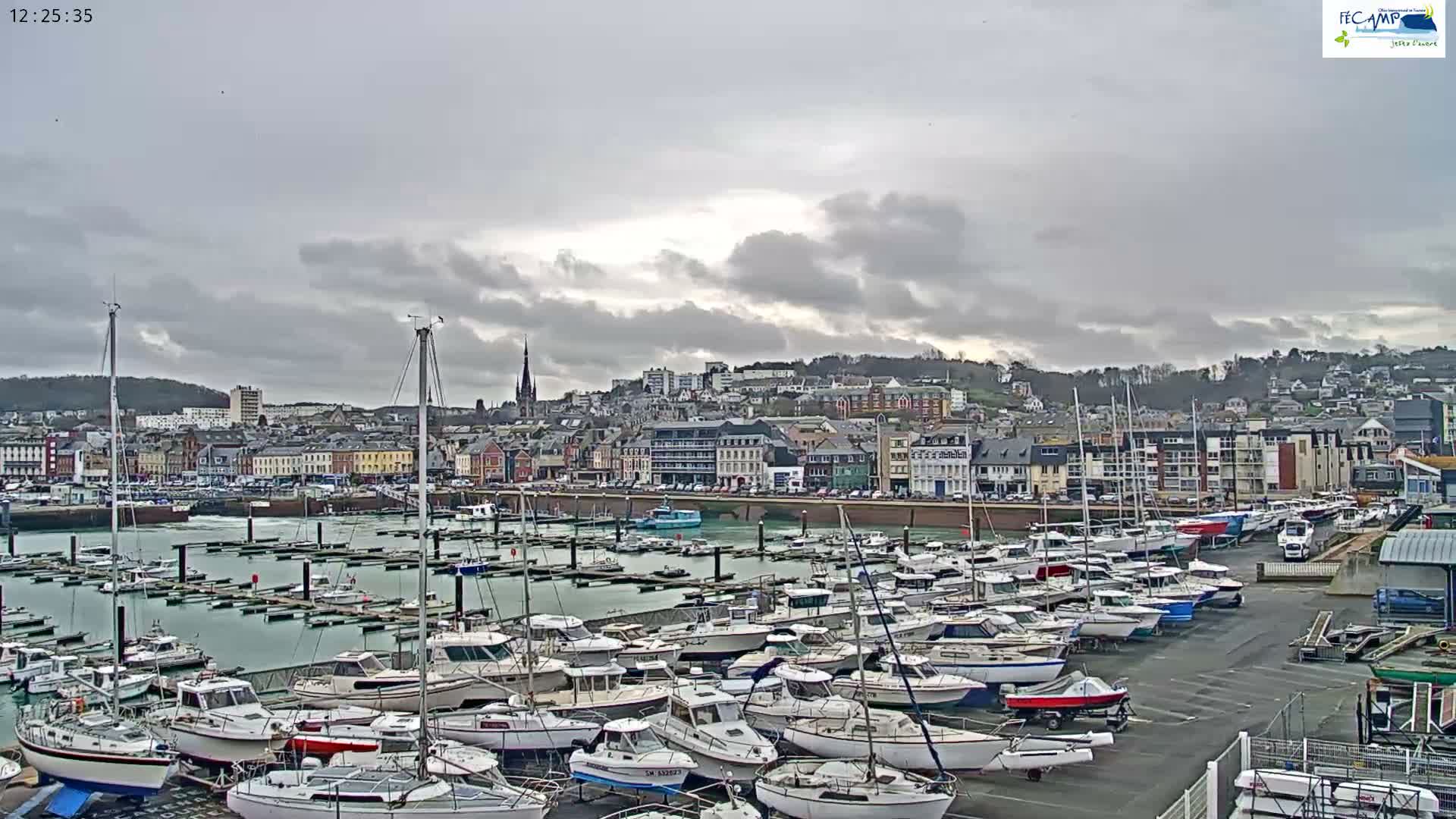 Fecamp City & Port Live Cam - Le Havre, Seine-Maritime, Normandie, France