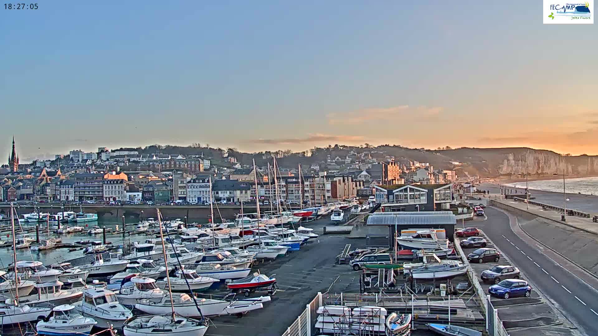 Fecamp City & Port Live Cam - Le Havre, Seine-Maritime, Normandie, France
