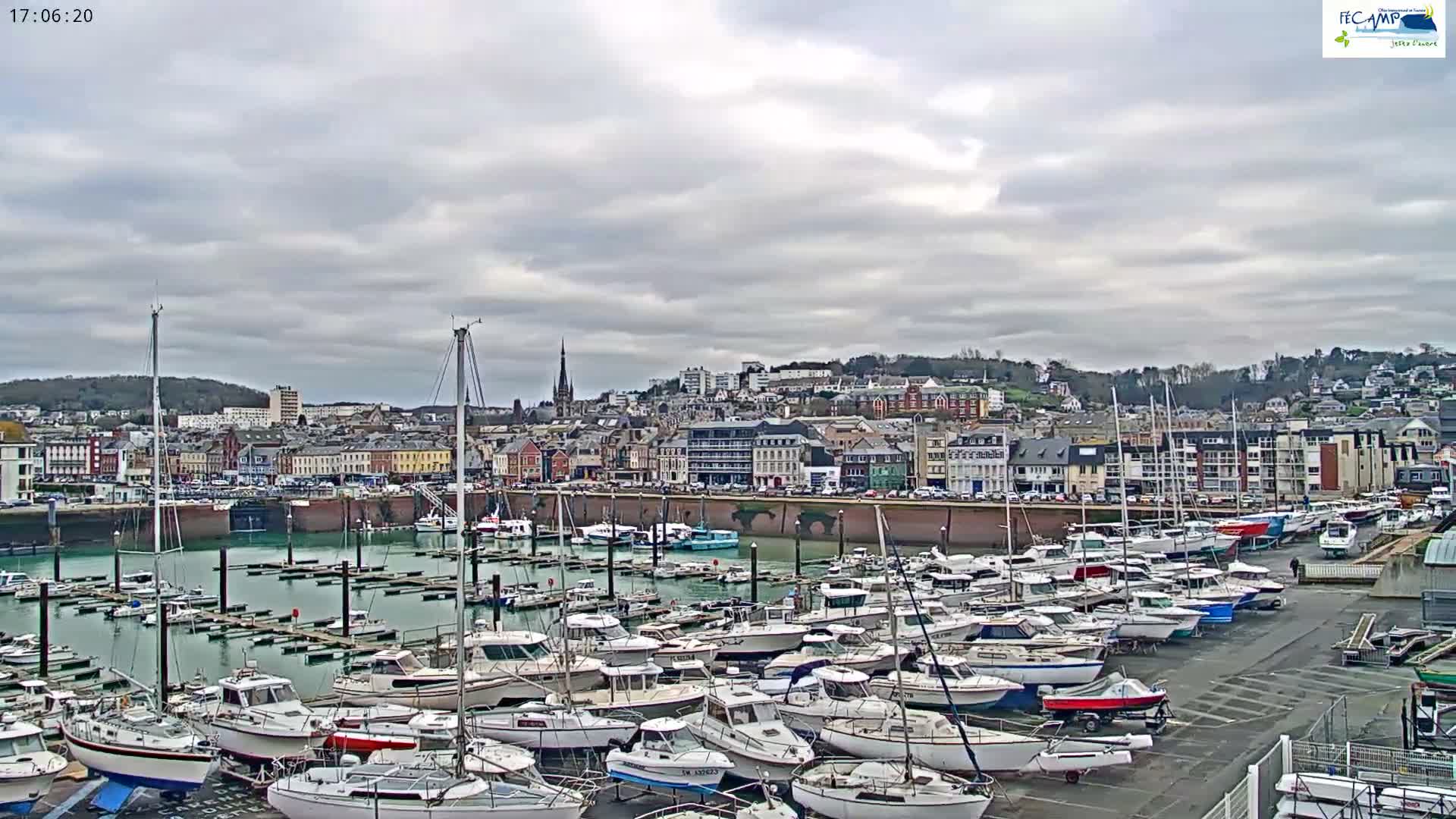 Fecamp City & Port Live Cam - Le Havre, Seine-Maritime, Normandie, France