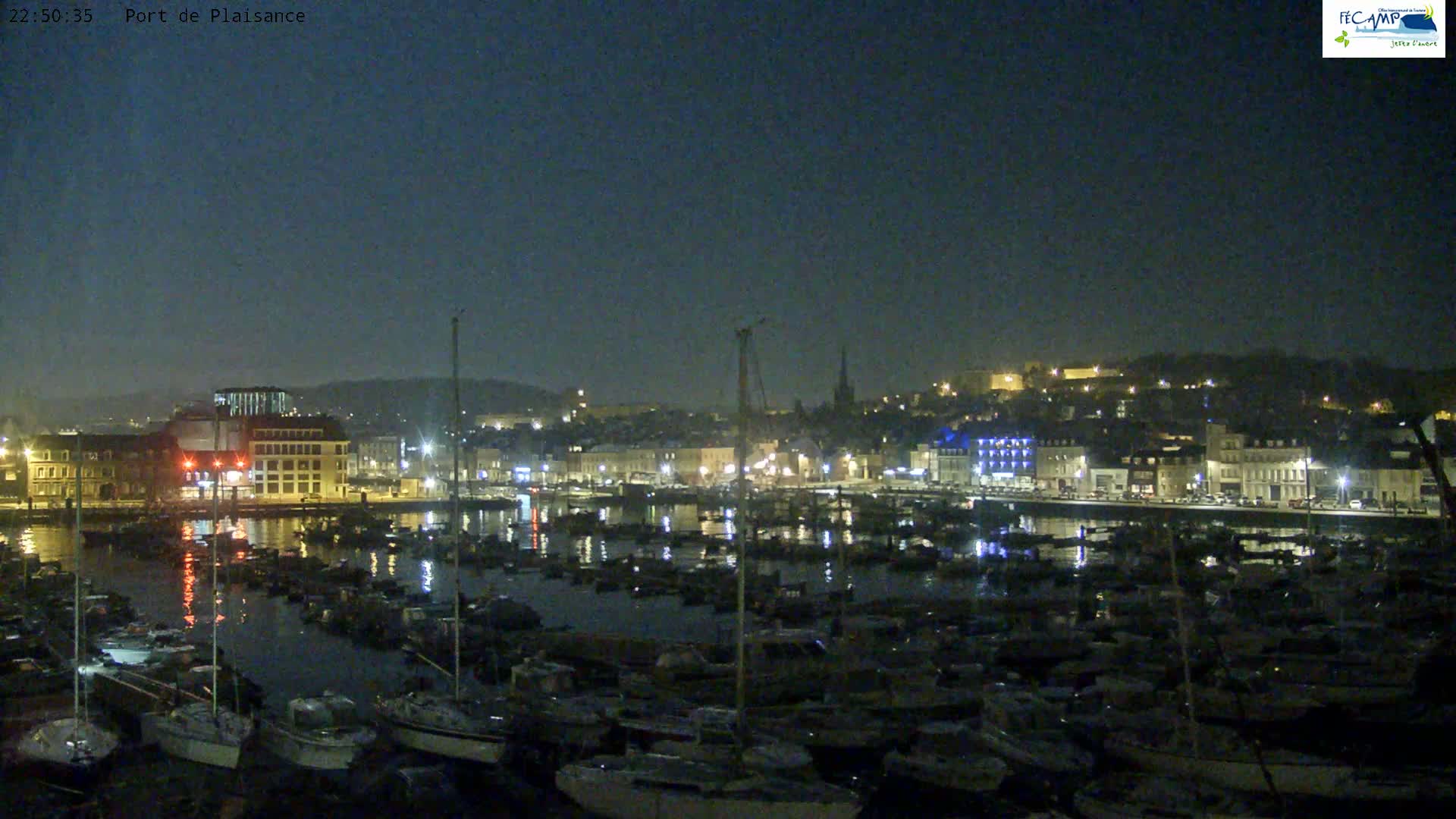 Fecamp City & Port Live Cam - Le Havre, Seine-Maritime, Normandie, France