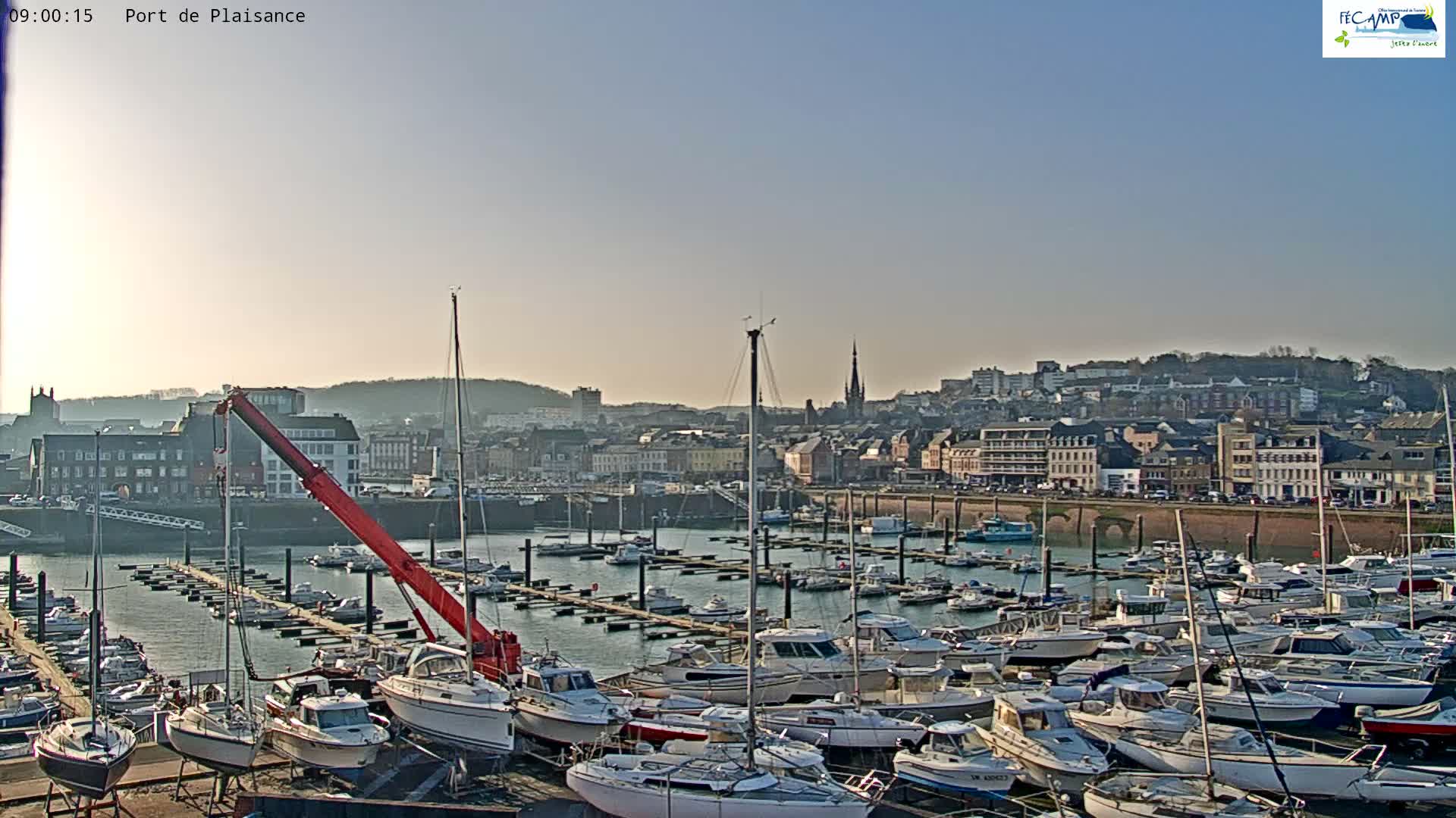 Fecamp City & Port Live Cam - Le Havre, Seine-Maritime, Normandie, France